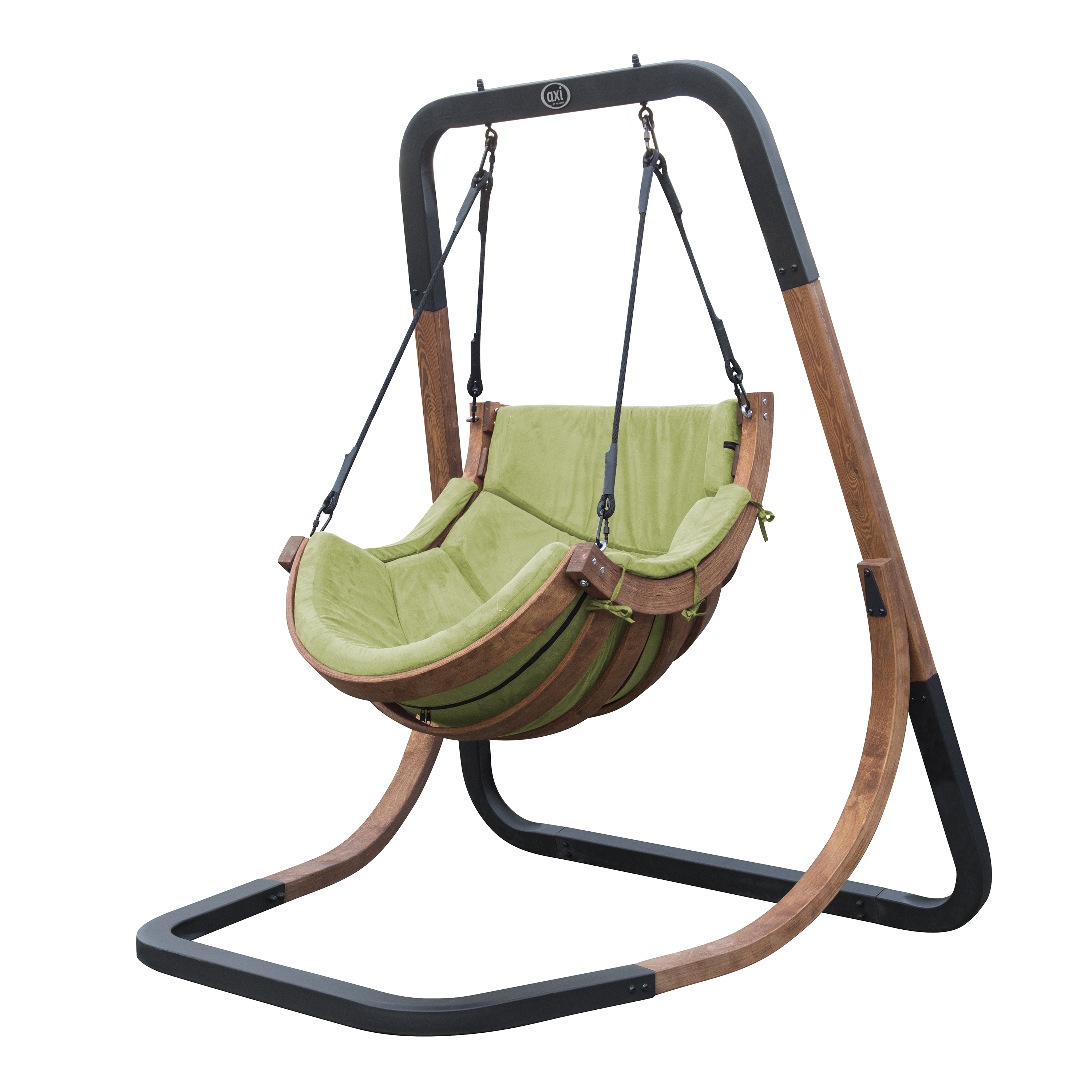 Capri Single Swing Chair Green