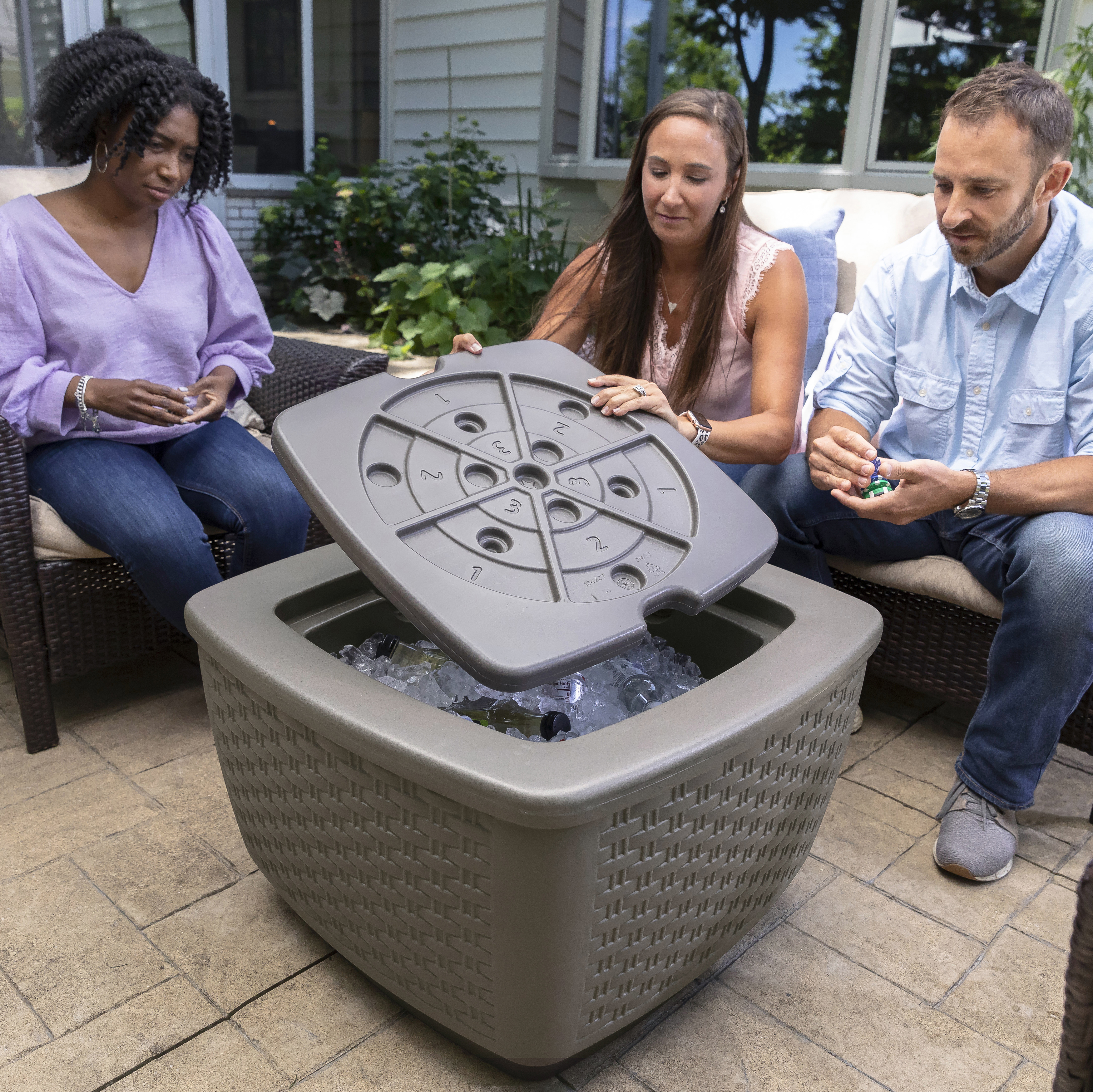 Just Chillin’ Patio Table & Ice Bin