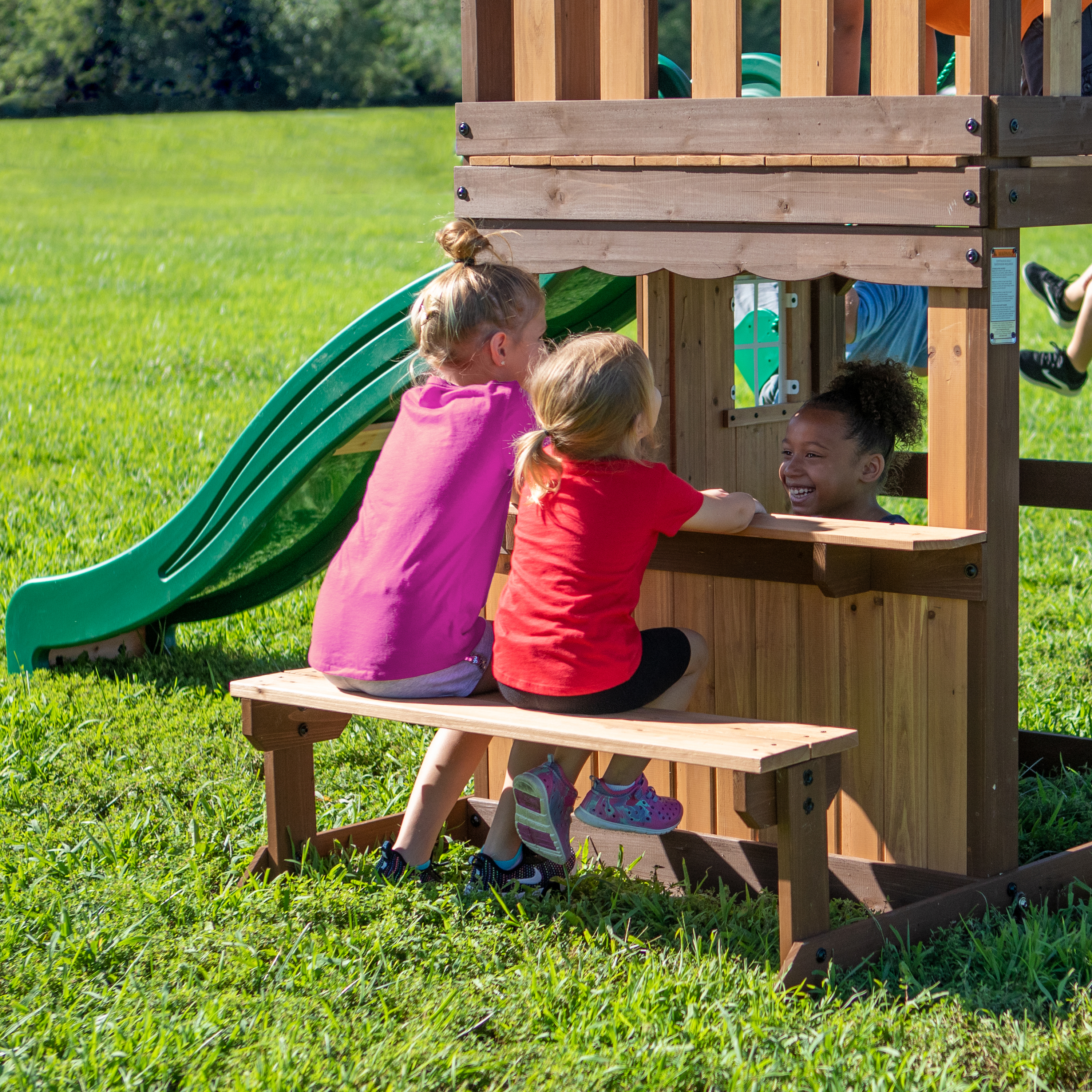 Lakewood Swing Set with Slide 