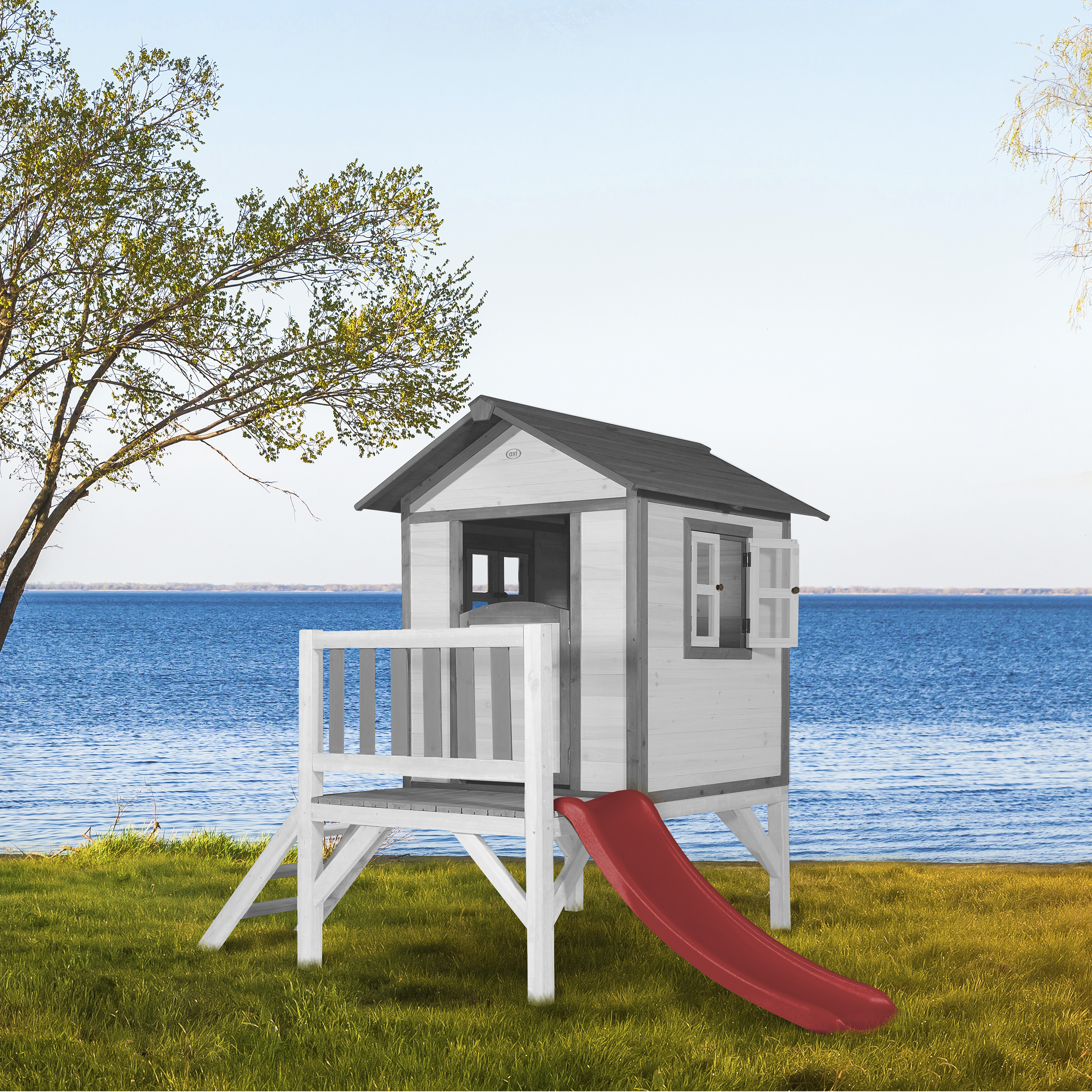 Lodge XL Playhouse Classic - Red Slide