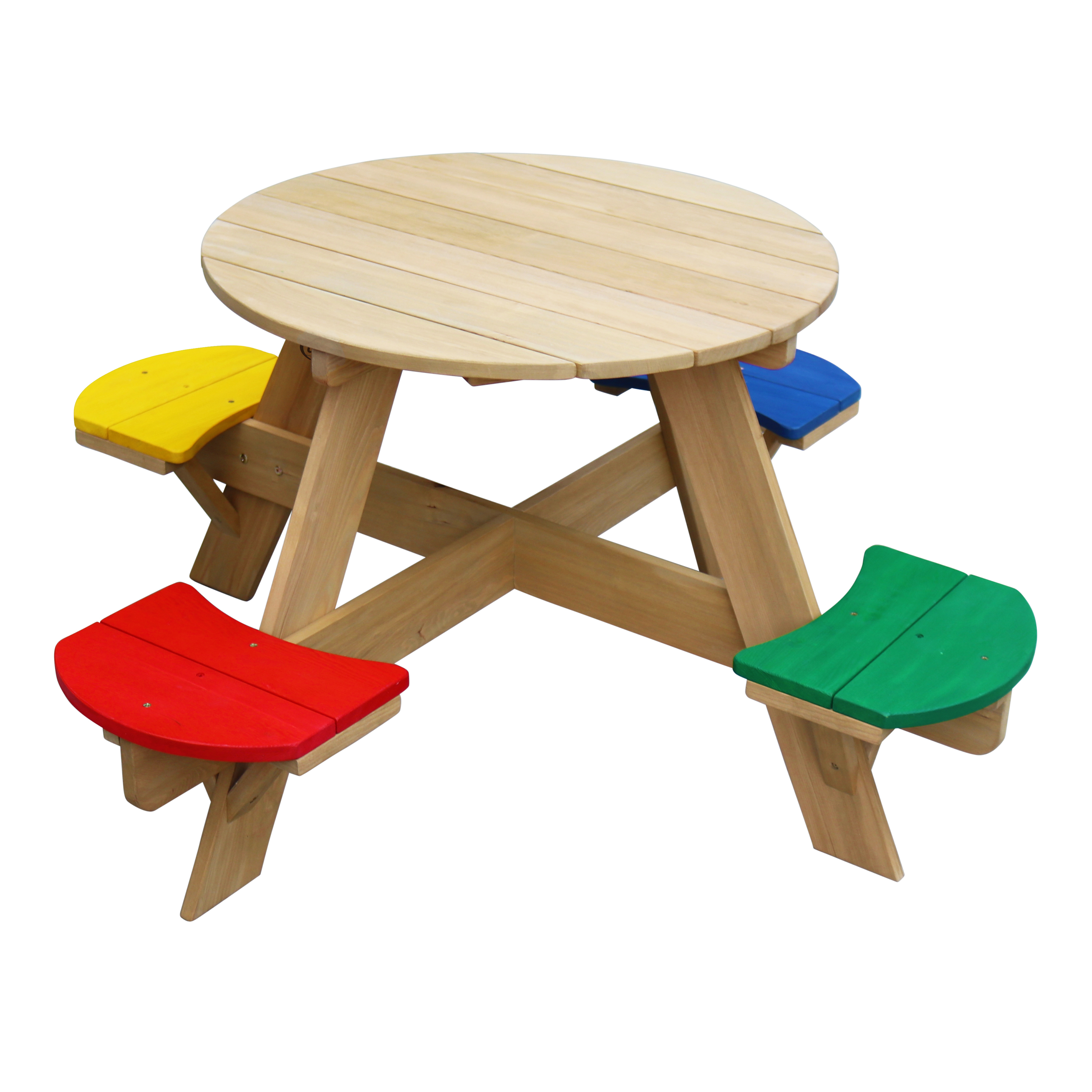 UFO Picnic Table round Rainbow