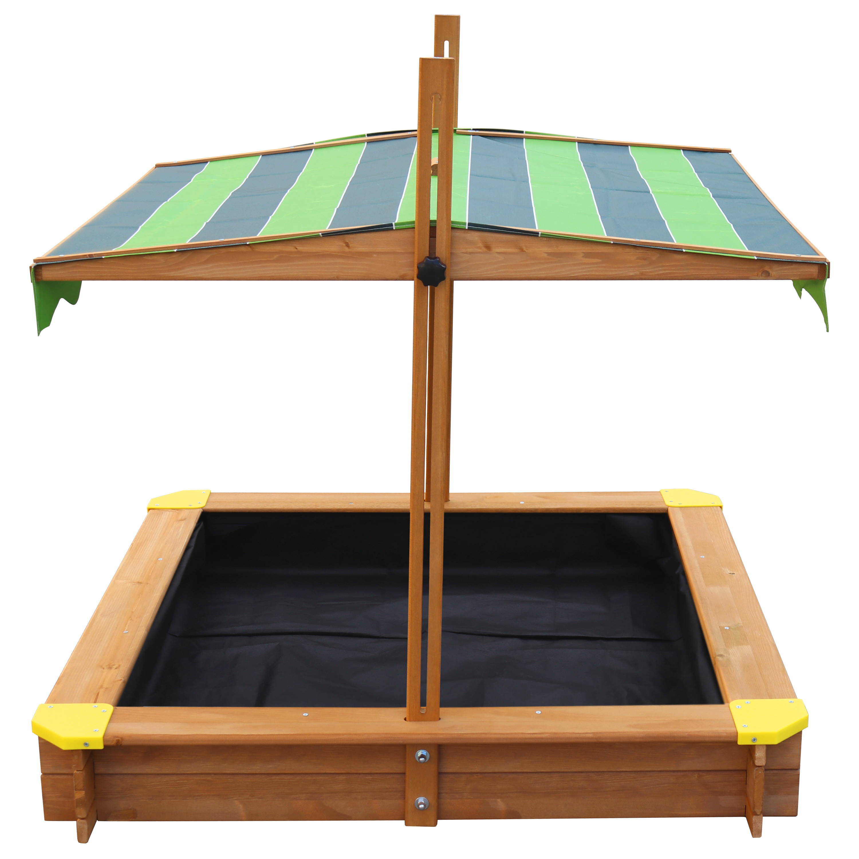 Lily Sandbox with Canopy Brown/Green