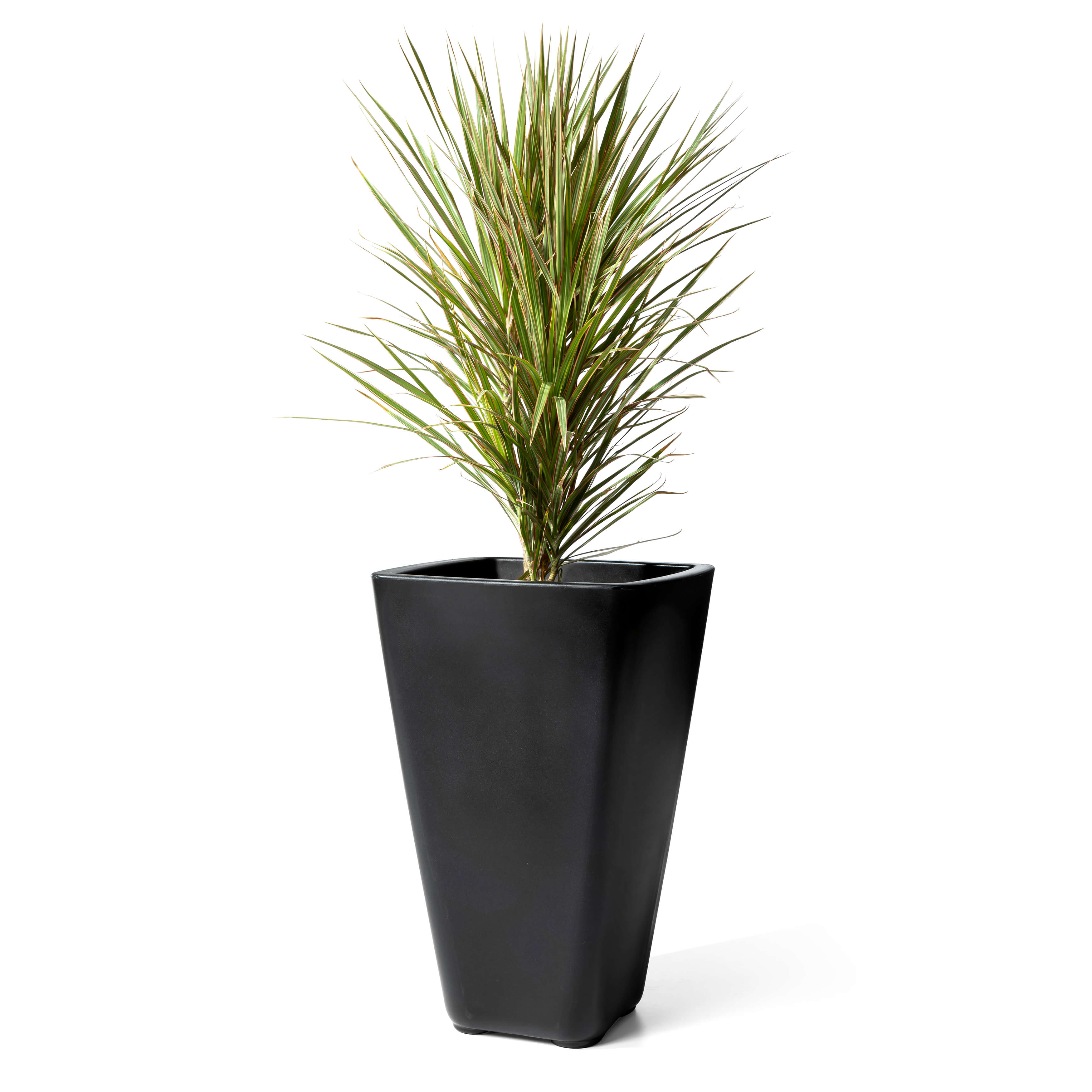 Bridgeview Tall Planter - Onyx Black