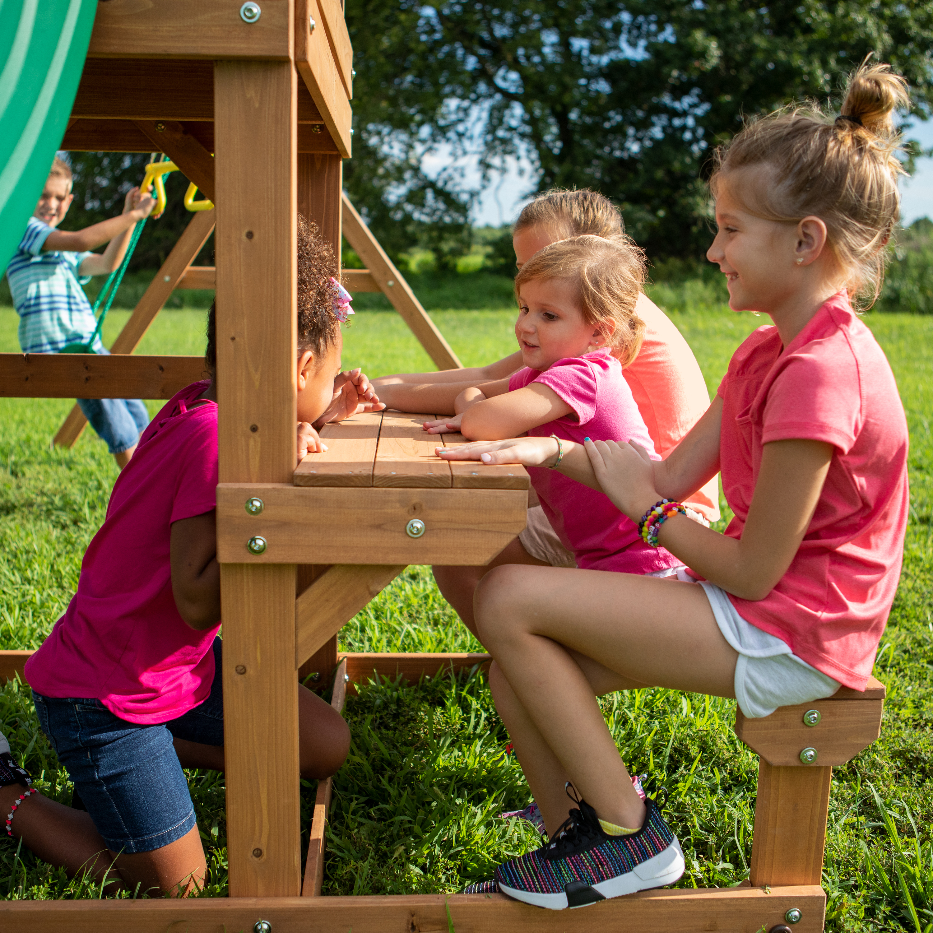 Belmont Swing Set with Slide