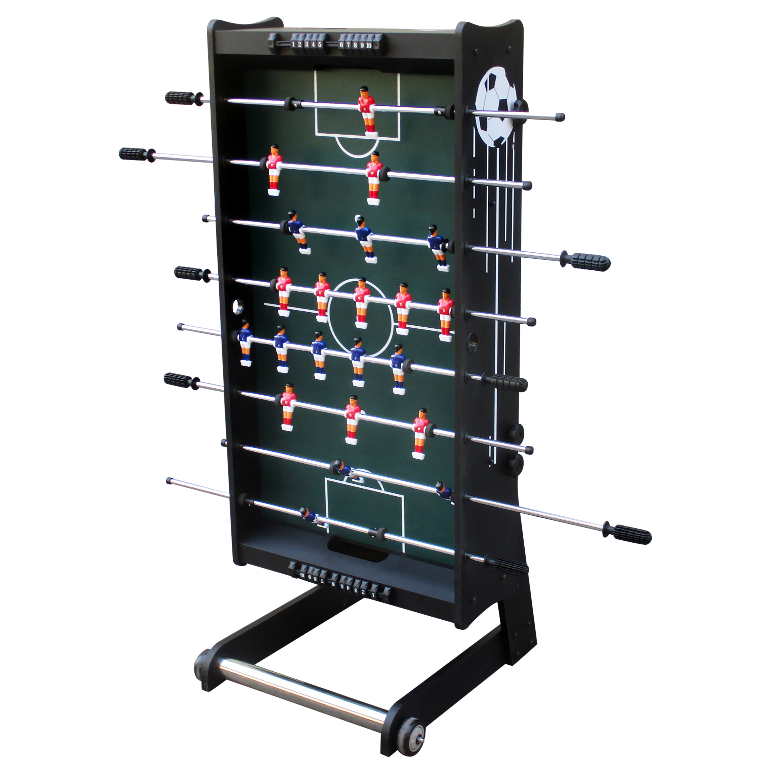 Cougar Scorpion Kick folding Football Table - Black