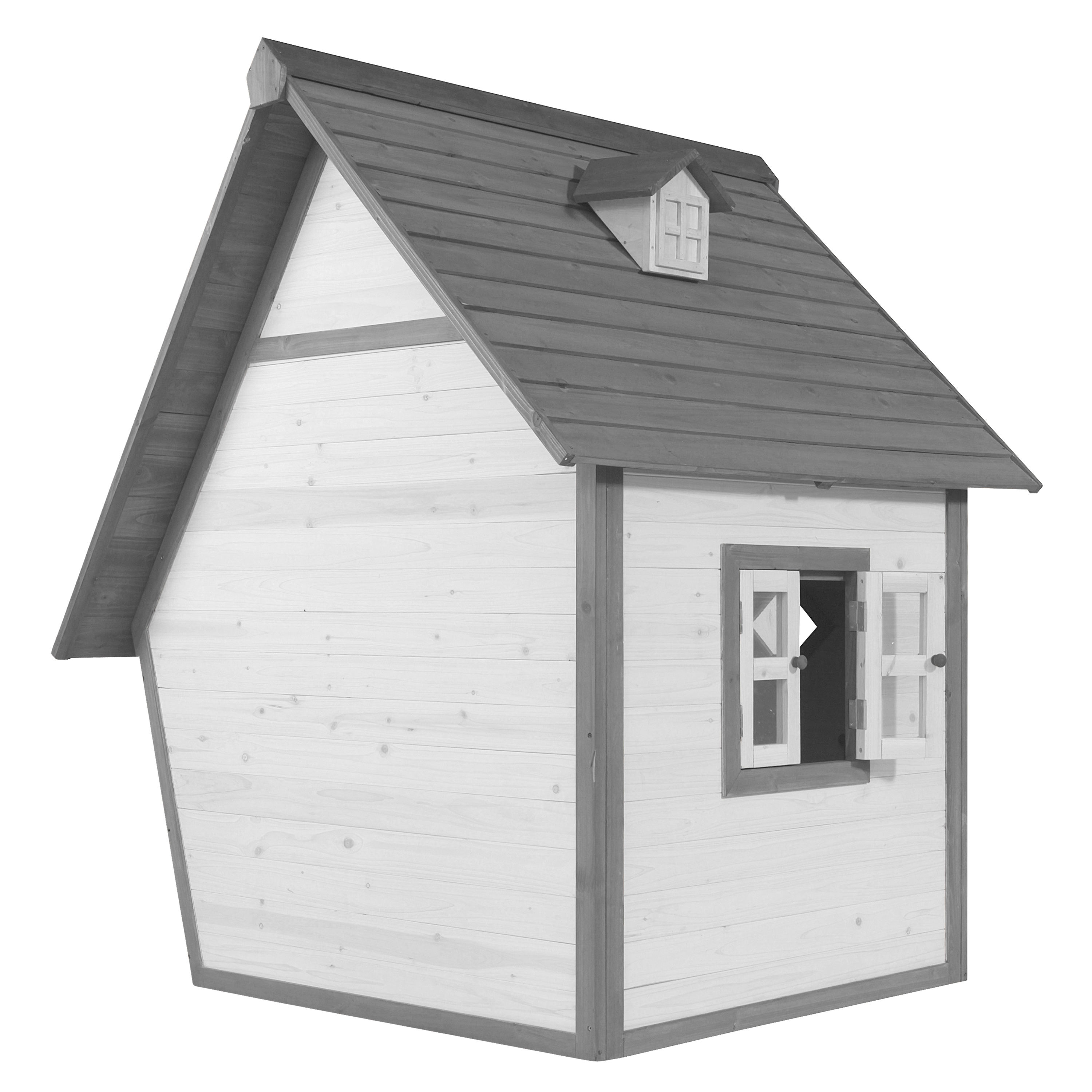 Cabin Playhouse Grey/White