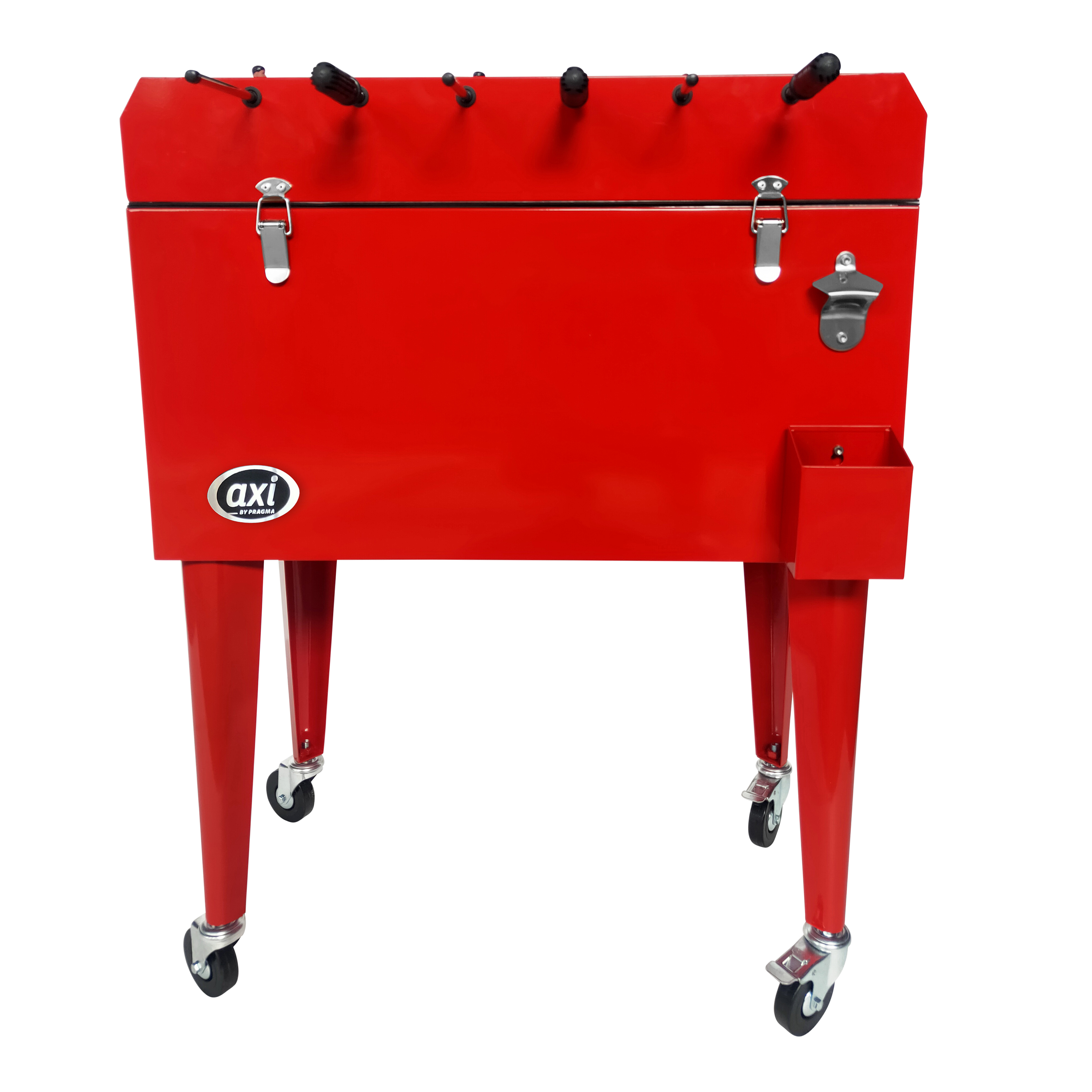 Cooler with Table Football Red