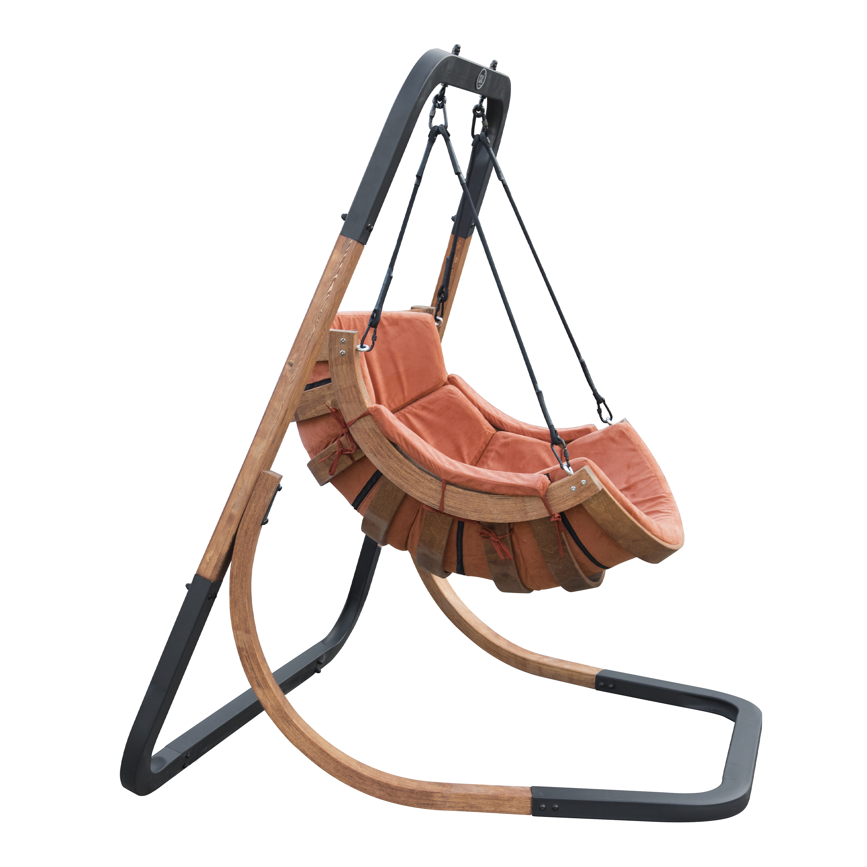 Capri Single Swing Chair Terracotta