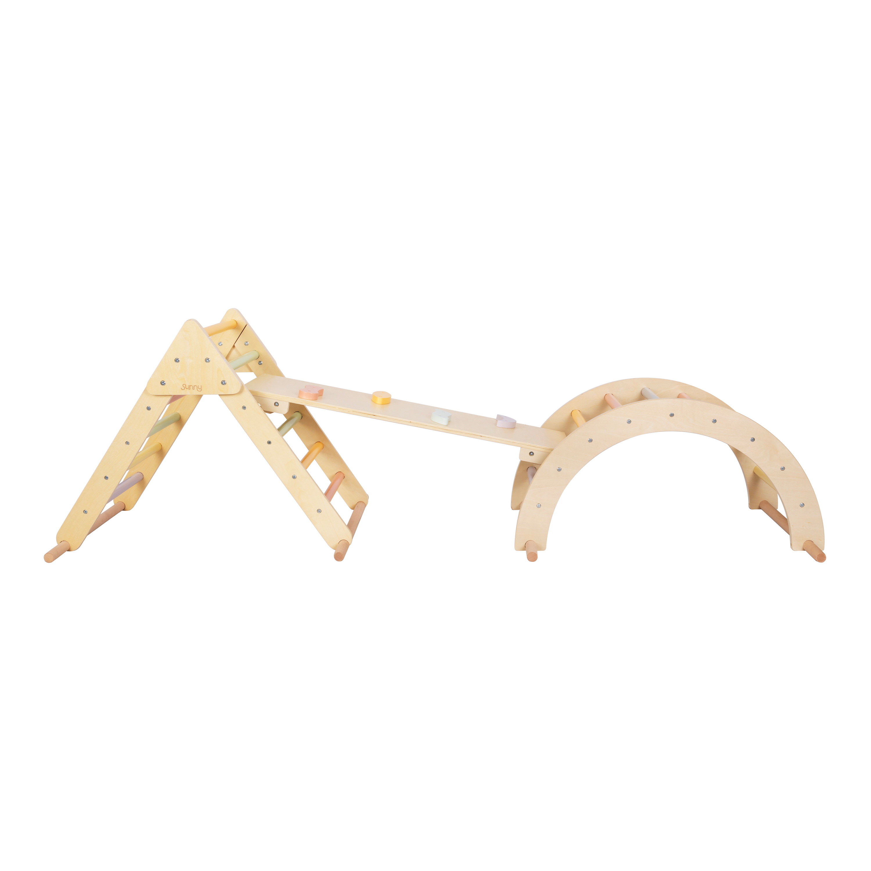 Charlie 3-in-1 Wooden Climbing Triangle with Climbing 