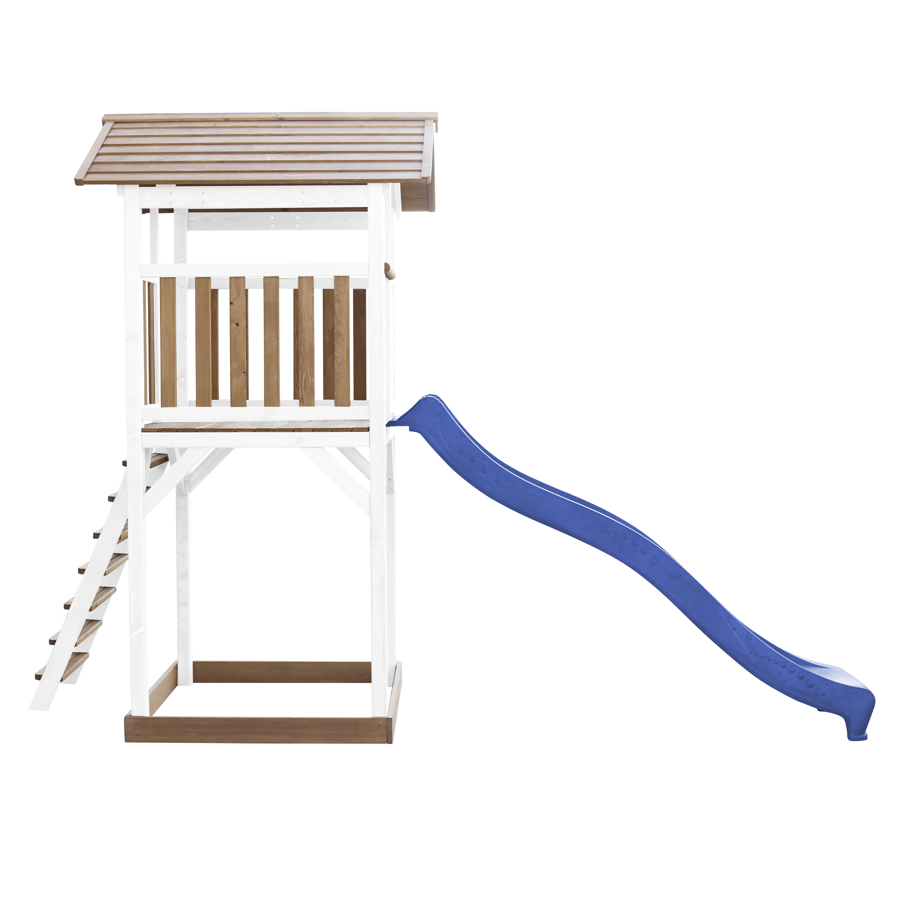 Beach Tower Brown/white - Blue Slide