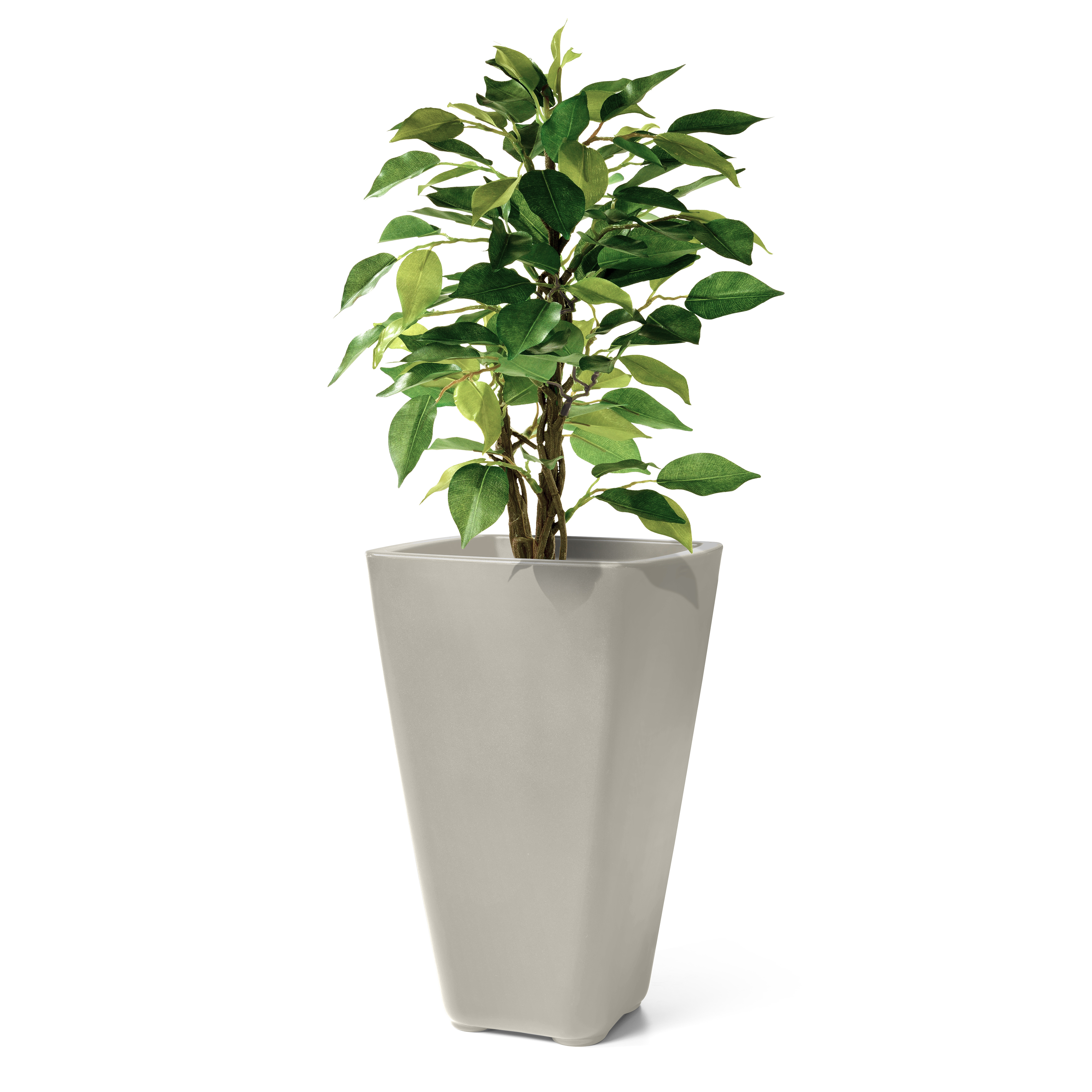 Bridgeview Tall Planter - Concrete Gray