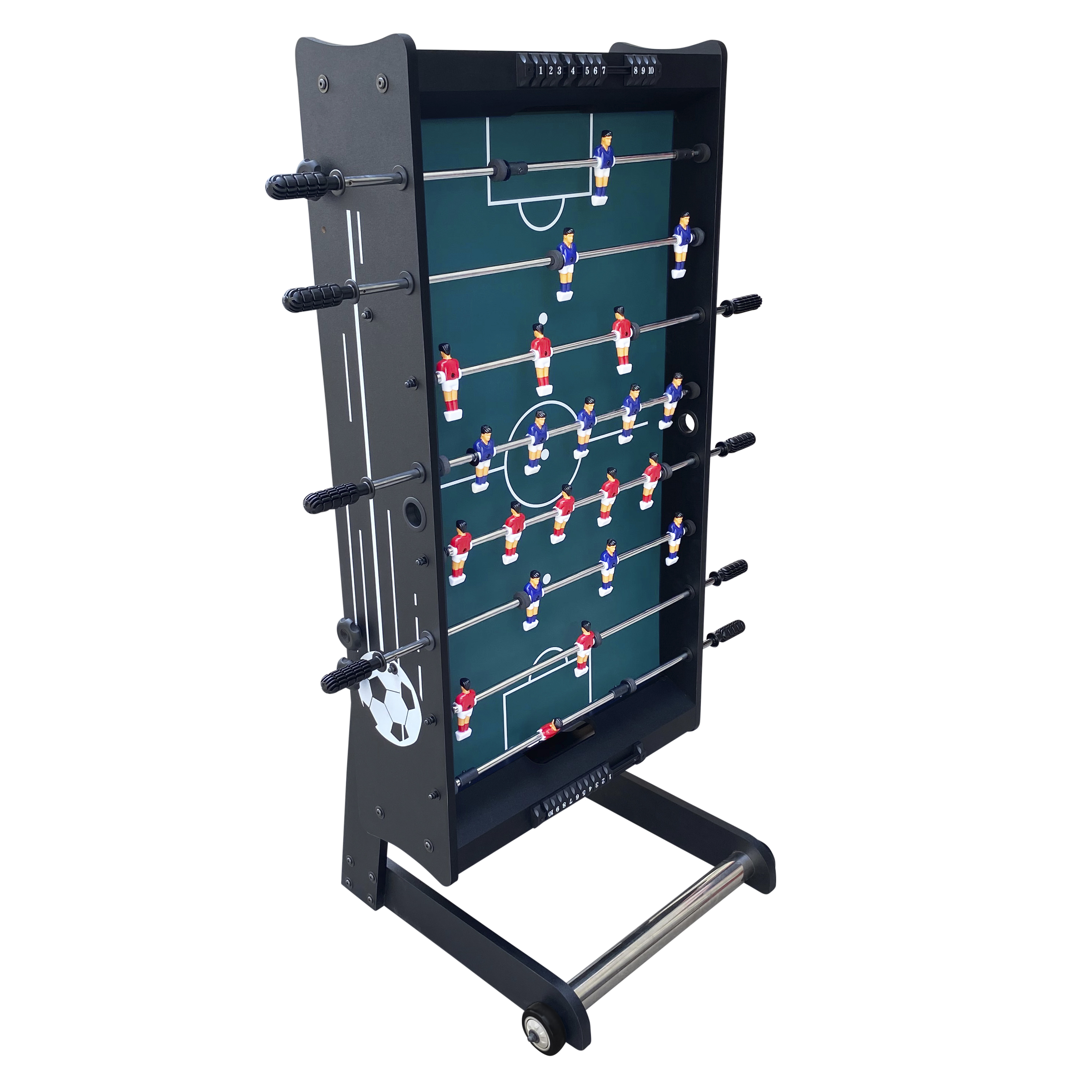 Scorpion Kick TS Folding Football Table Black