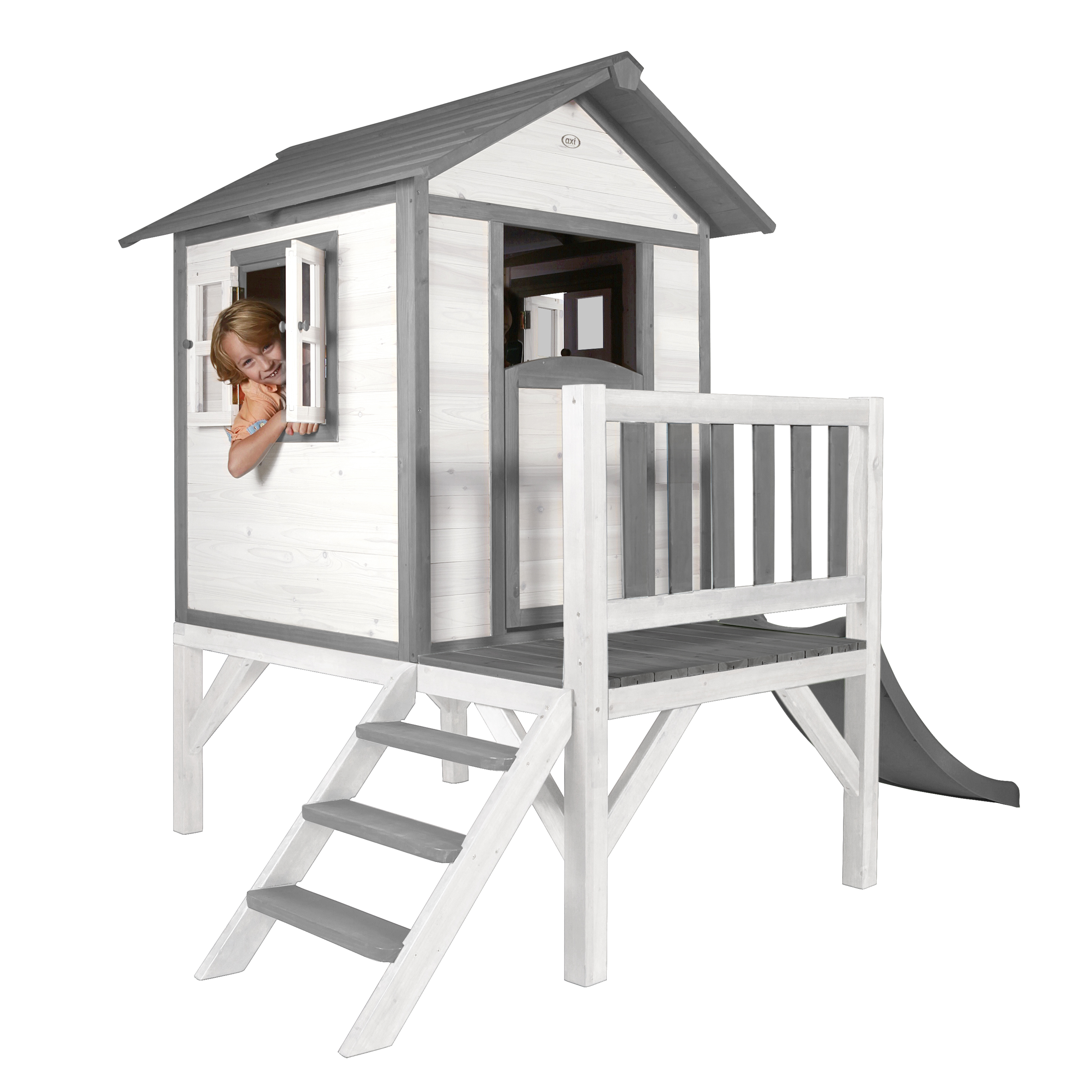 Lodge XL Playhouse Classic - Grey Slide