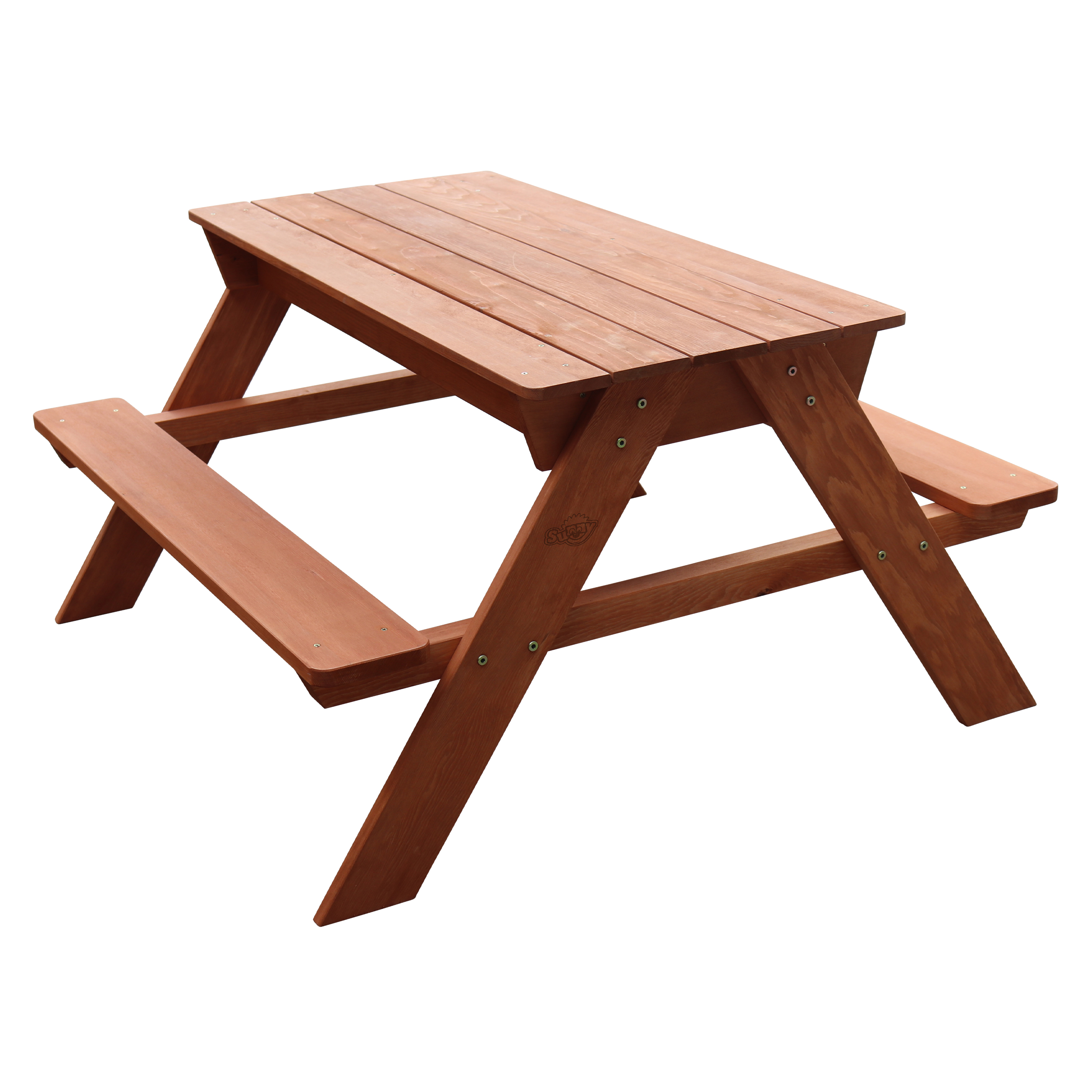 Sunny Dave Sand & Water Picnic Table - Brown