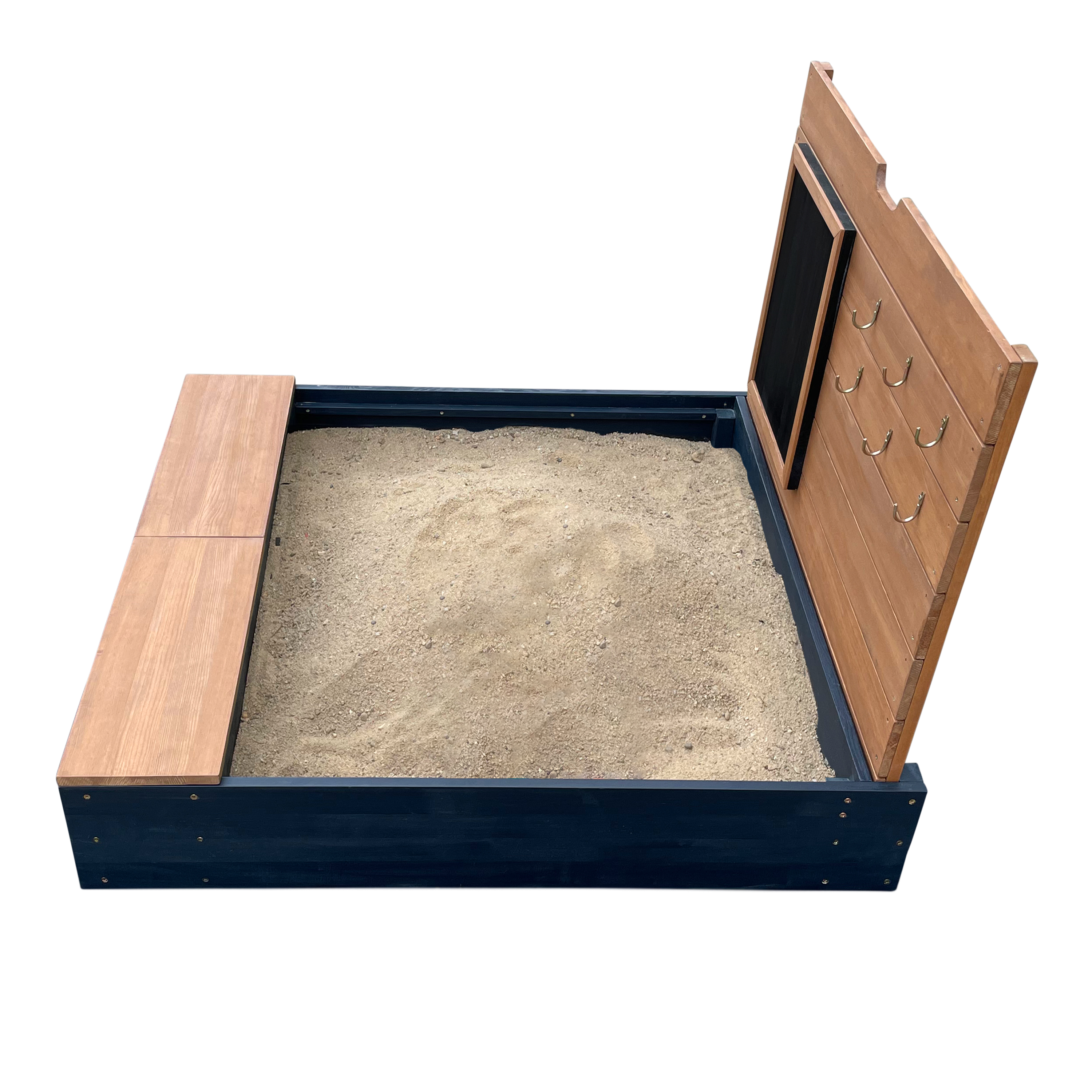 Mandy Sandbox with Storage and lid Anthracite/Brown