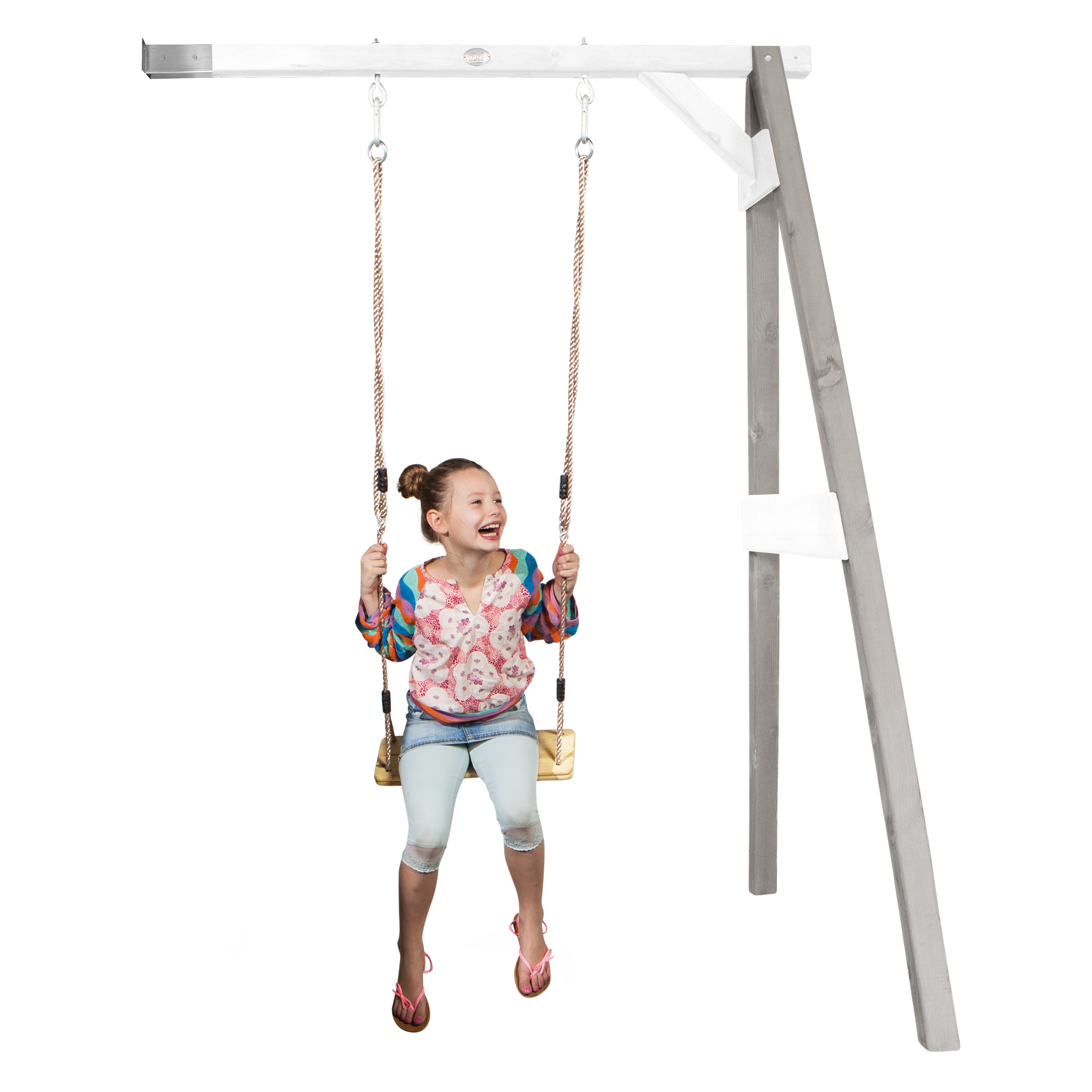 Single Swing Wall Mount Grey/White