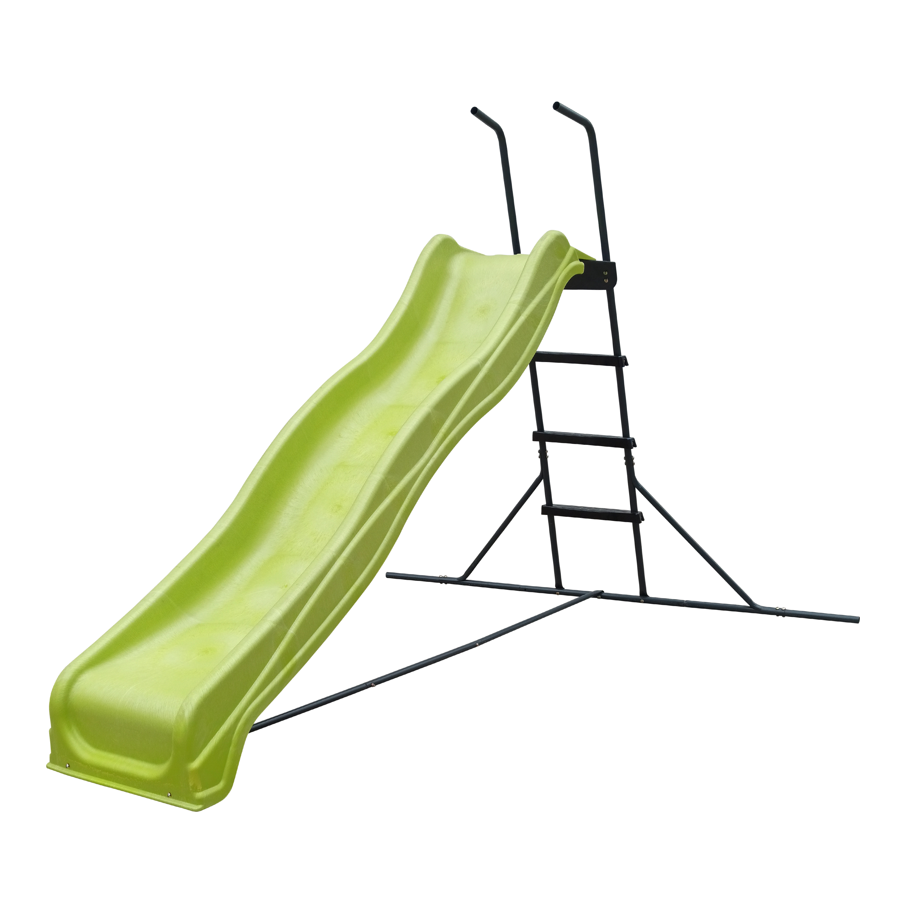 Freestanding Slide 220cm Lime Green/anthracite