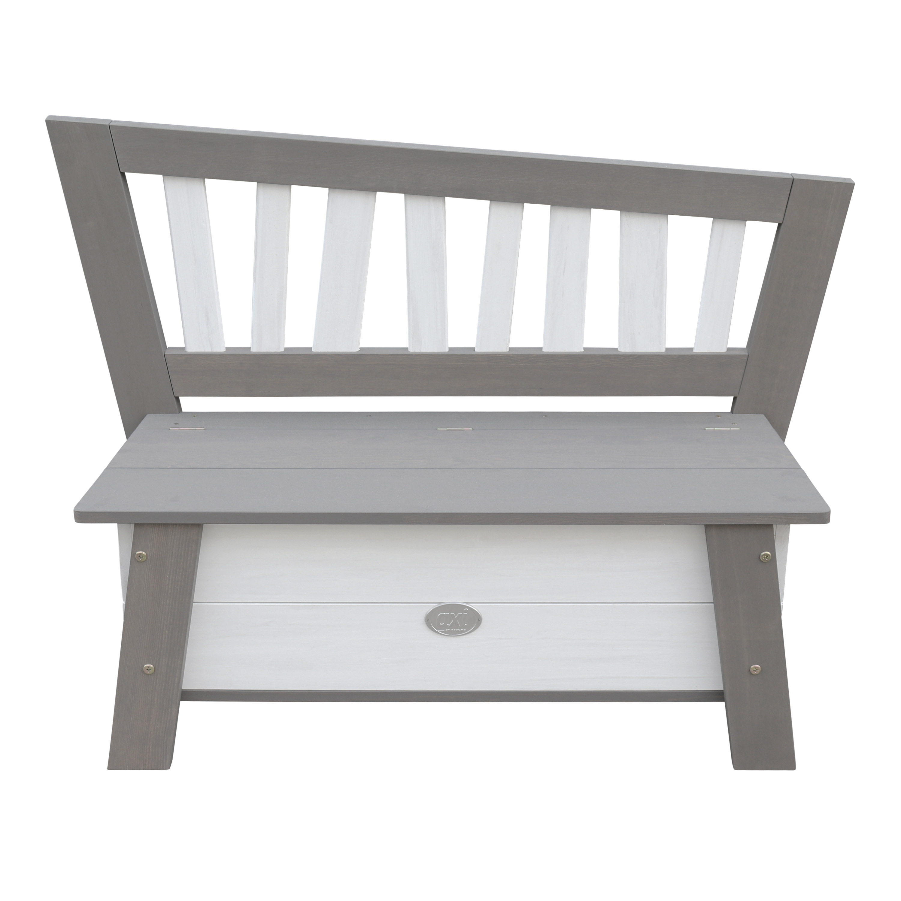 Corky Storage Bench Grey/White