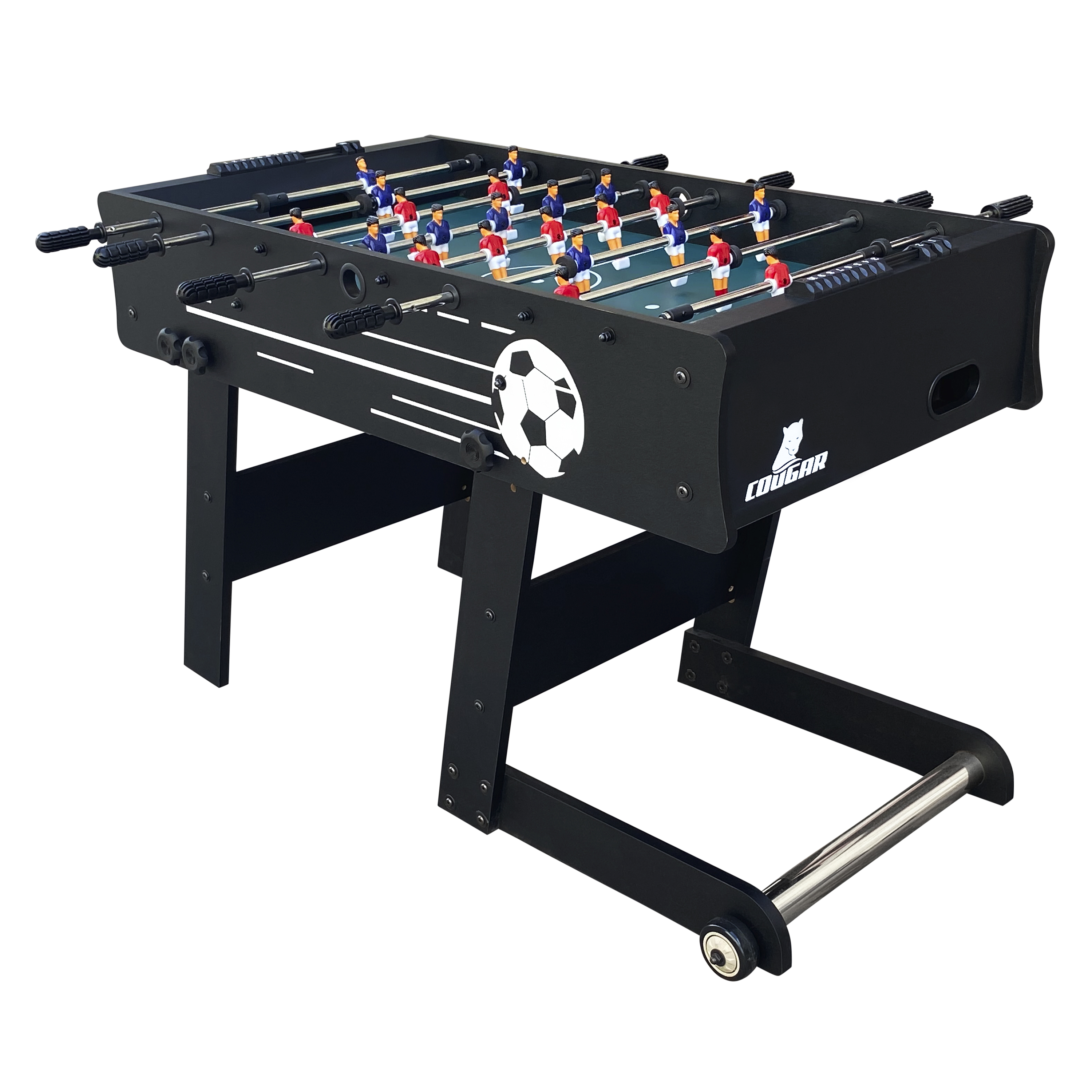 Scorpion Kick TS Folding Football Table Black