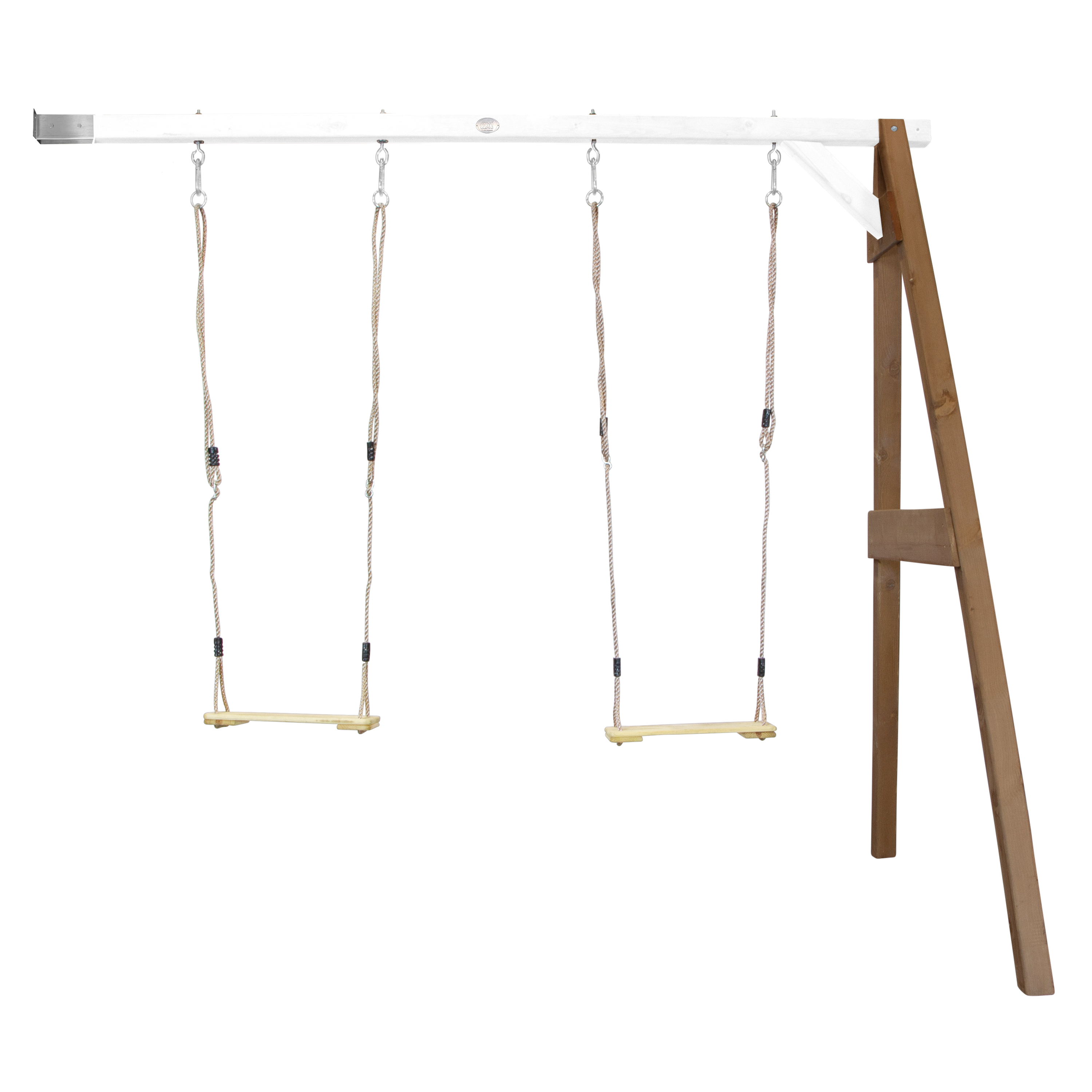 Double Swing Wall Mount Brown/White