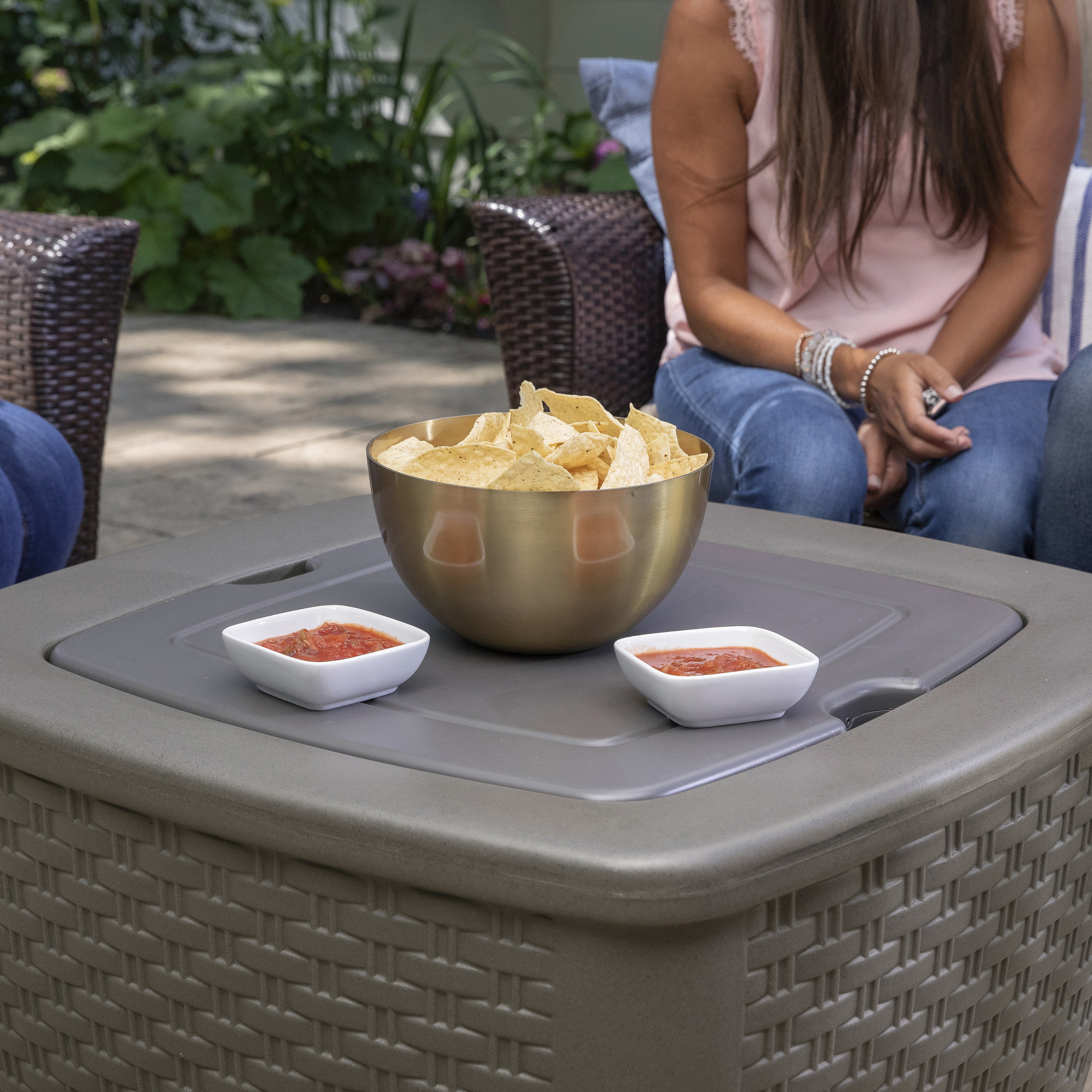 Just Chillin’ Patio Table & Ice Bin