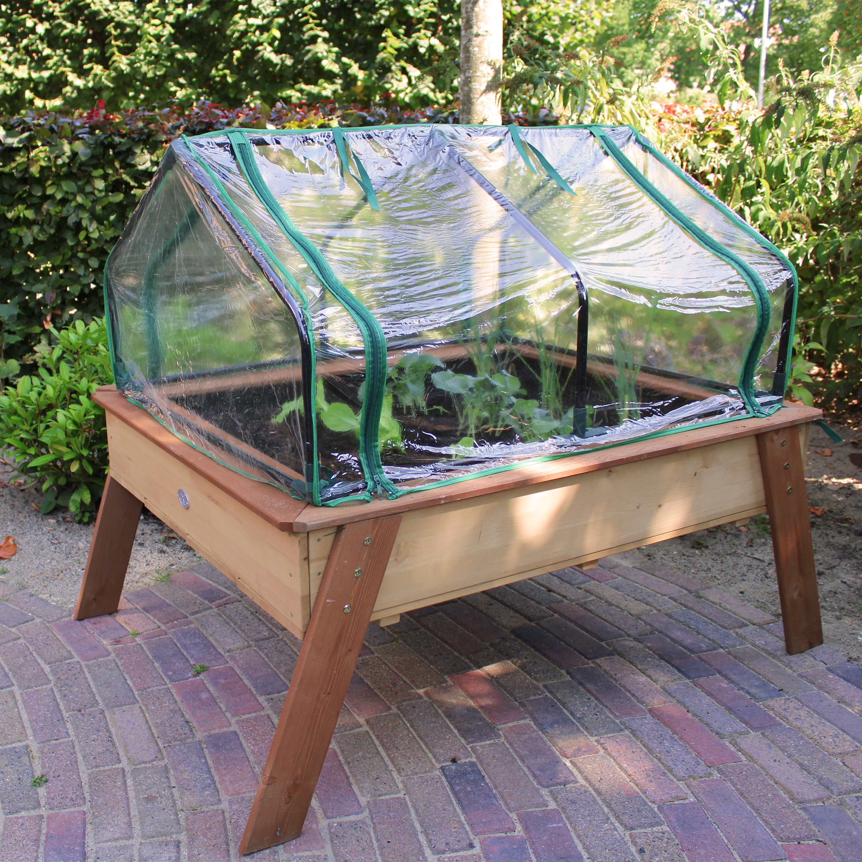 Linda Growing Table with Greenhouse Brown