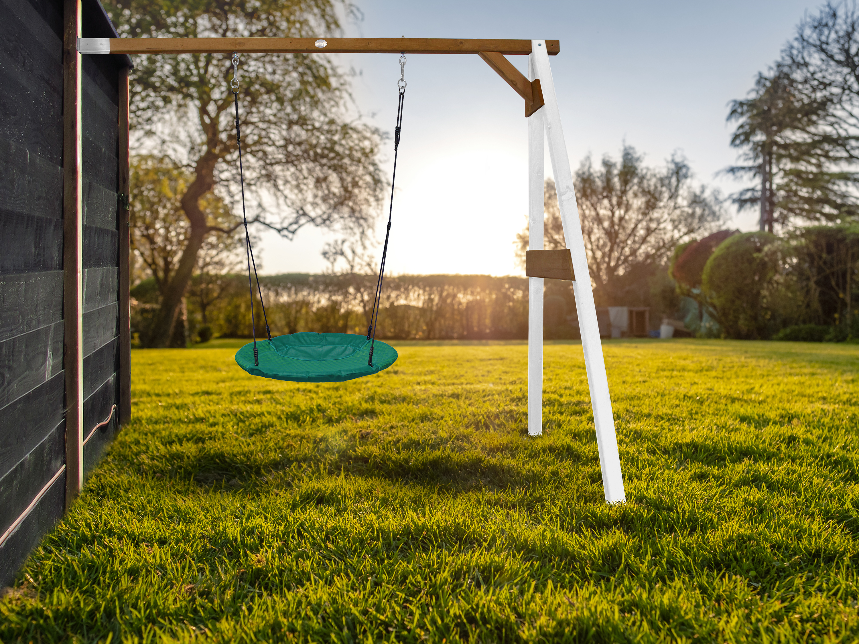 Summer Nest Swing Wall Mount White/Brown