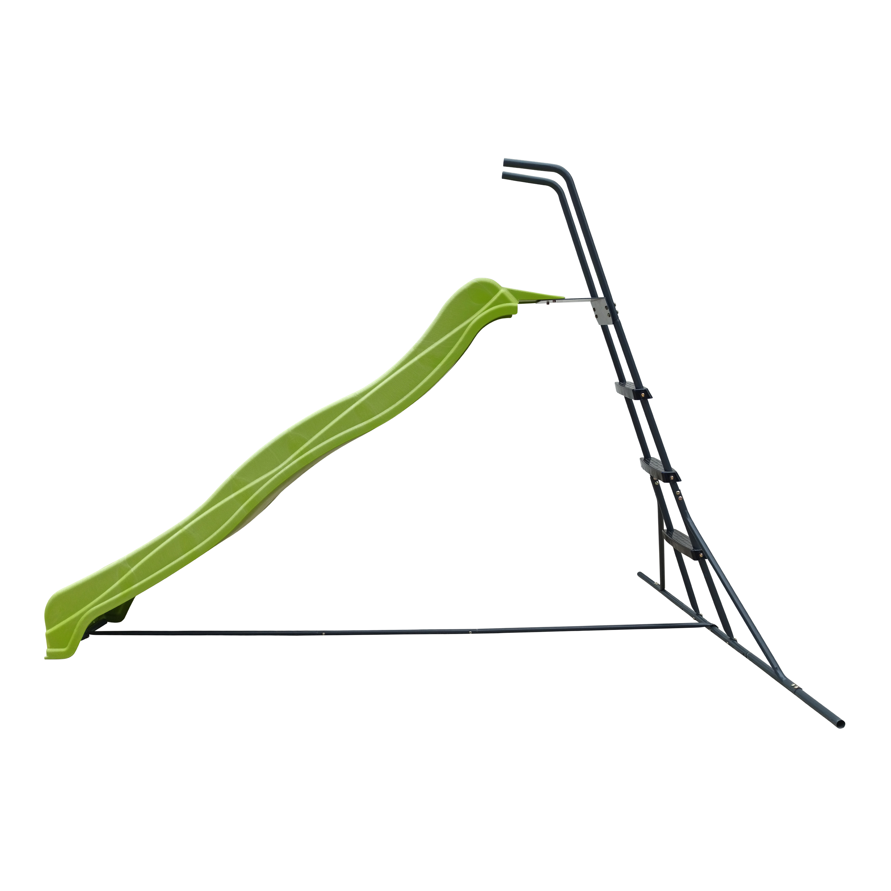 Freestanding Slide 220cm Lime Green/anthracite