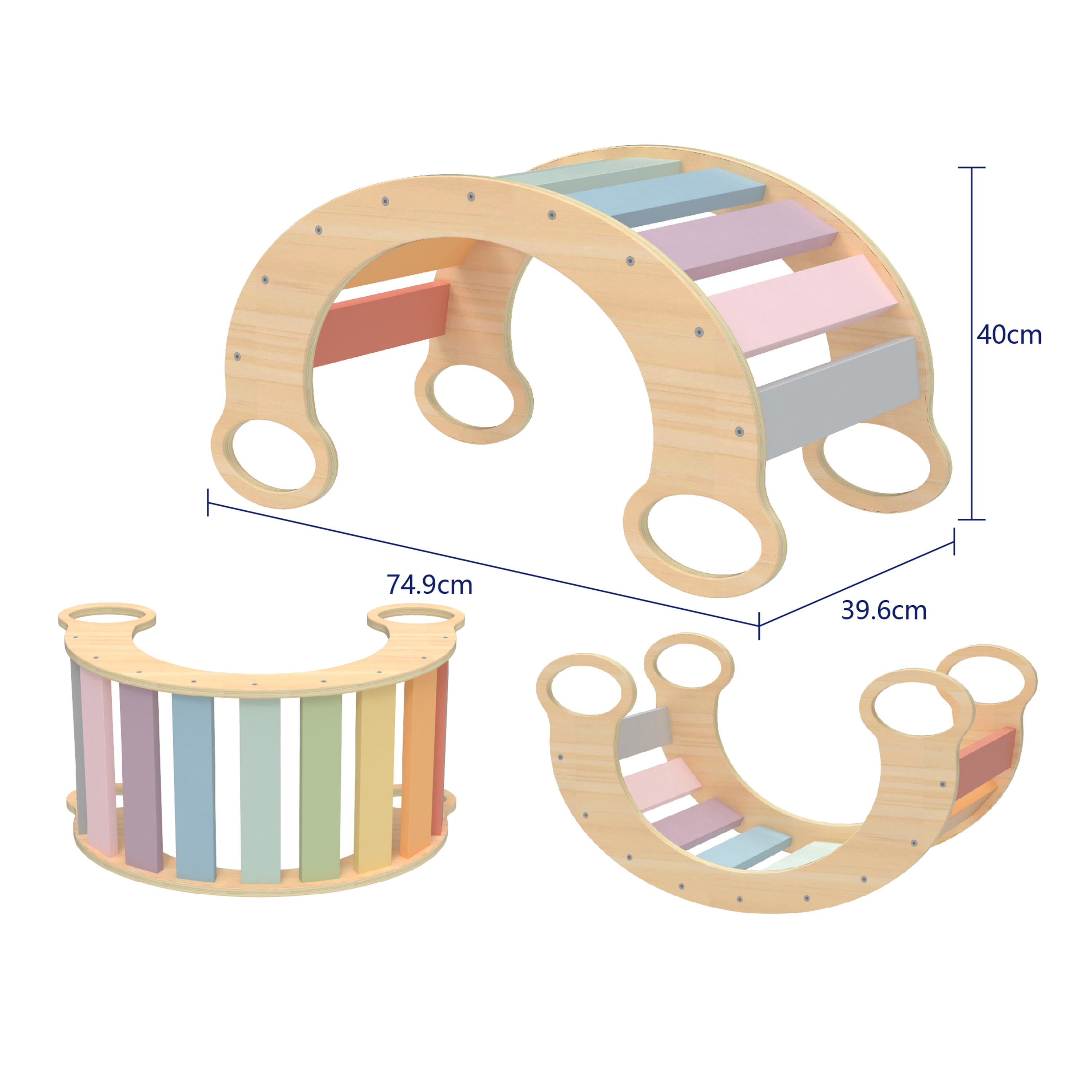 Marlie Climbing Arch Rocker Pastel