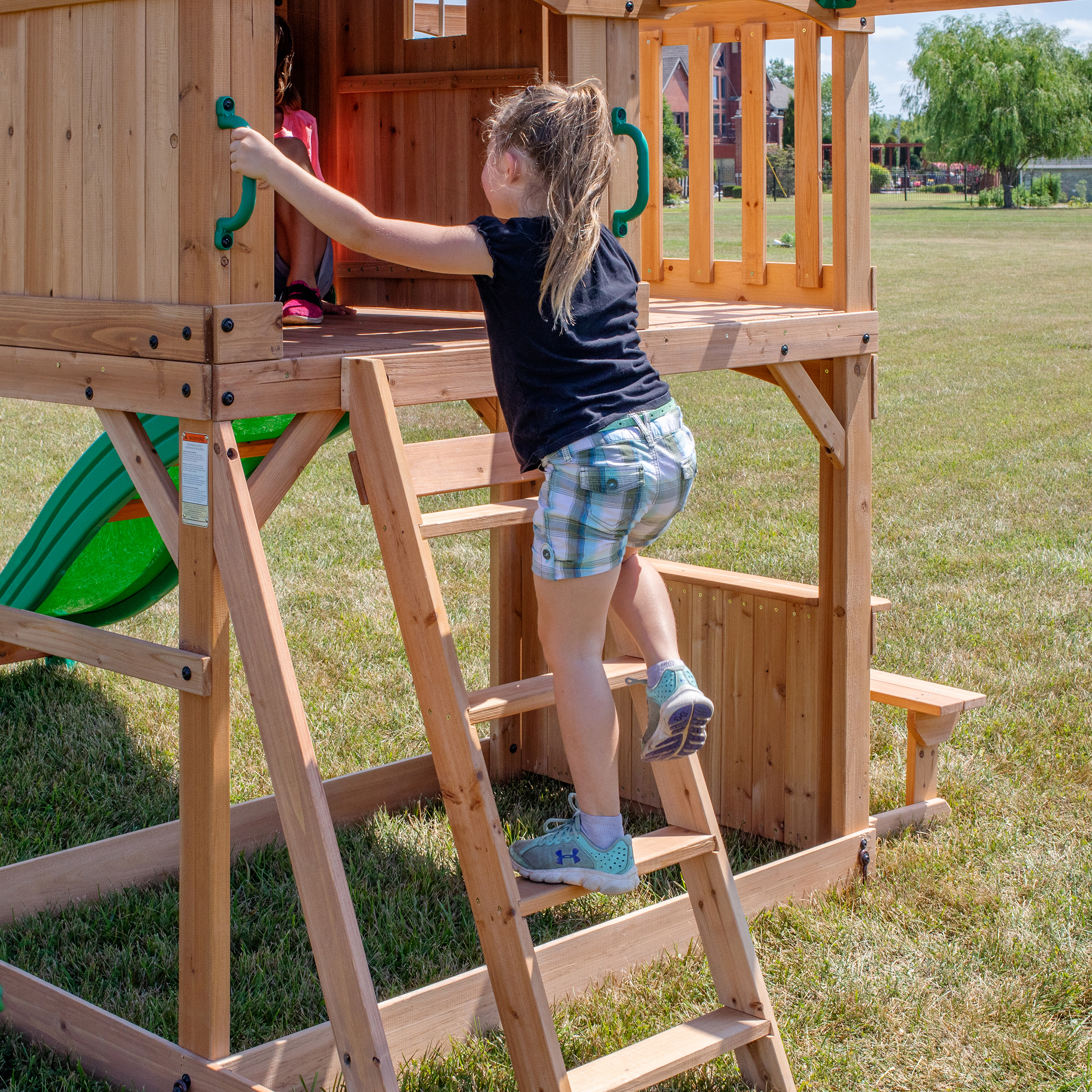 Montpelier Swing Set with Slide and Climbing frame