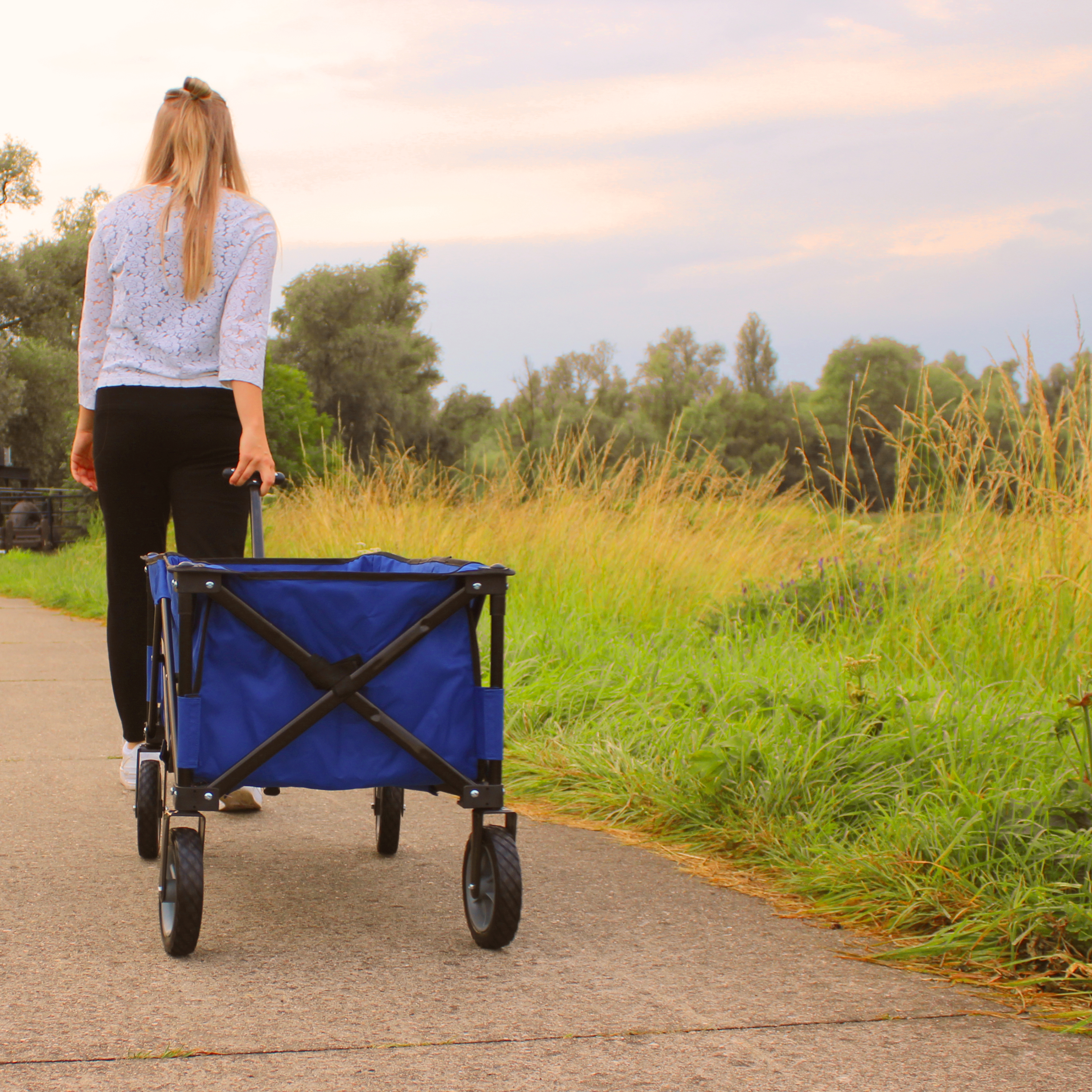 AXI AB110 Foldable Beach Wagon - Blue