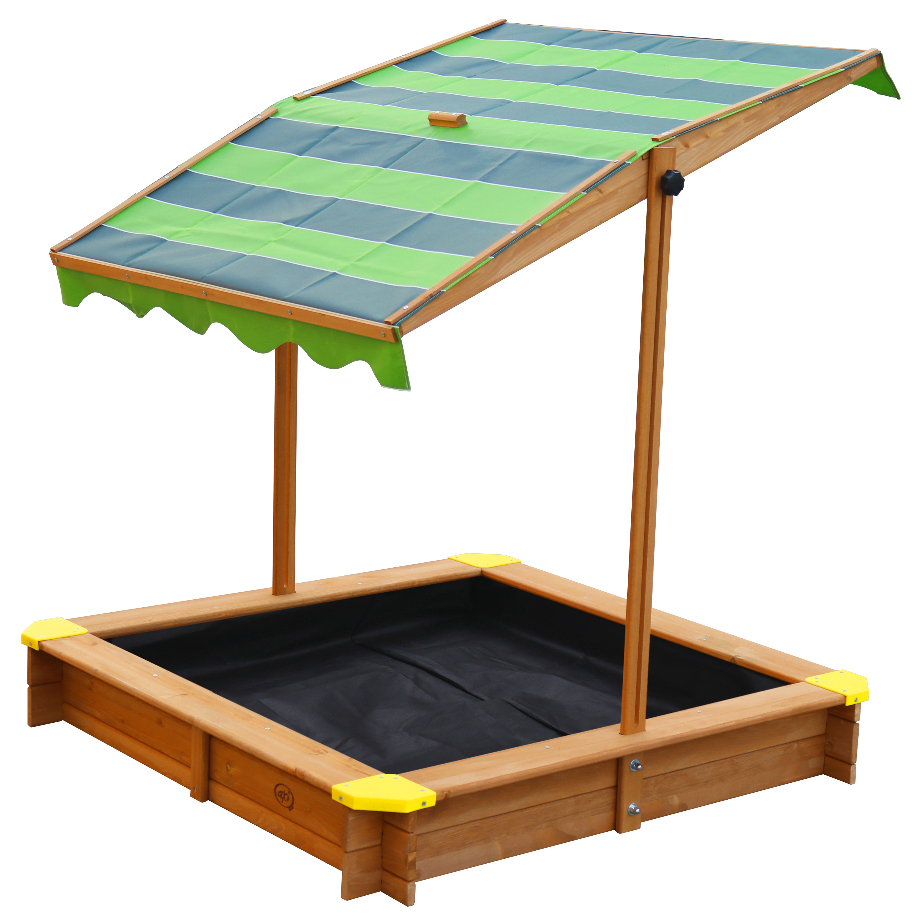 Lily Sandbox with Canopy Brown/Green