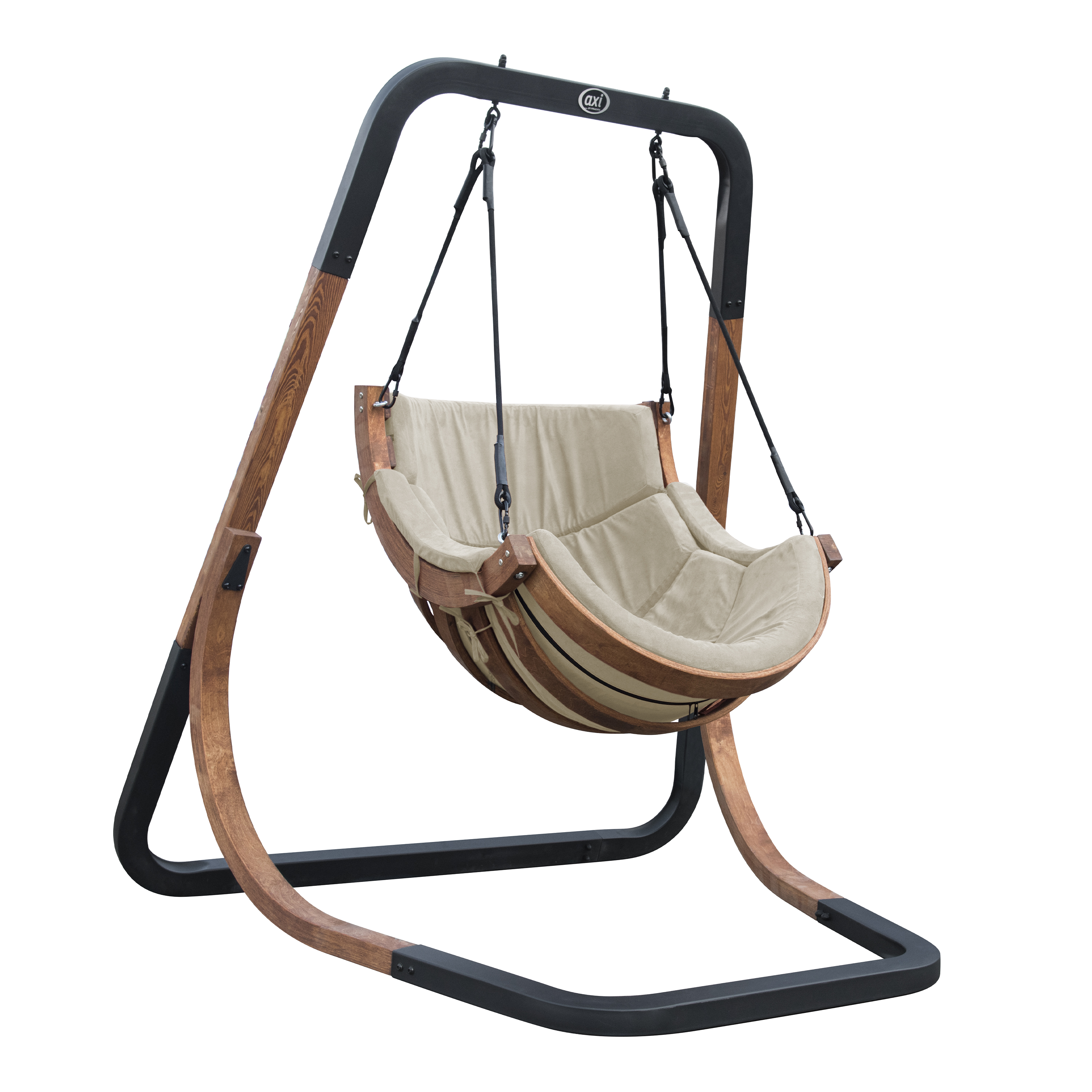 Capri Single Swing Chair Beige