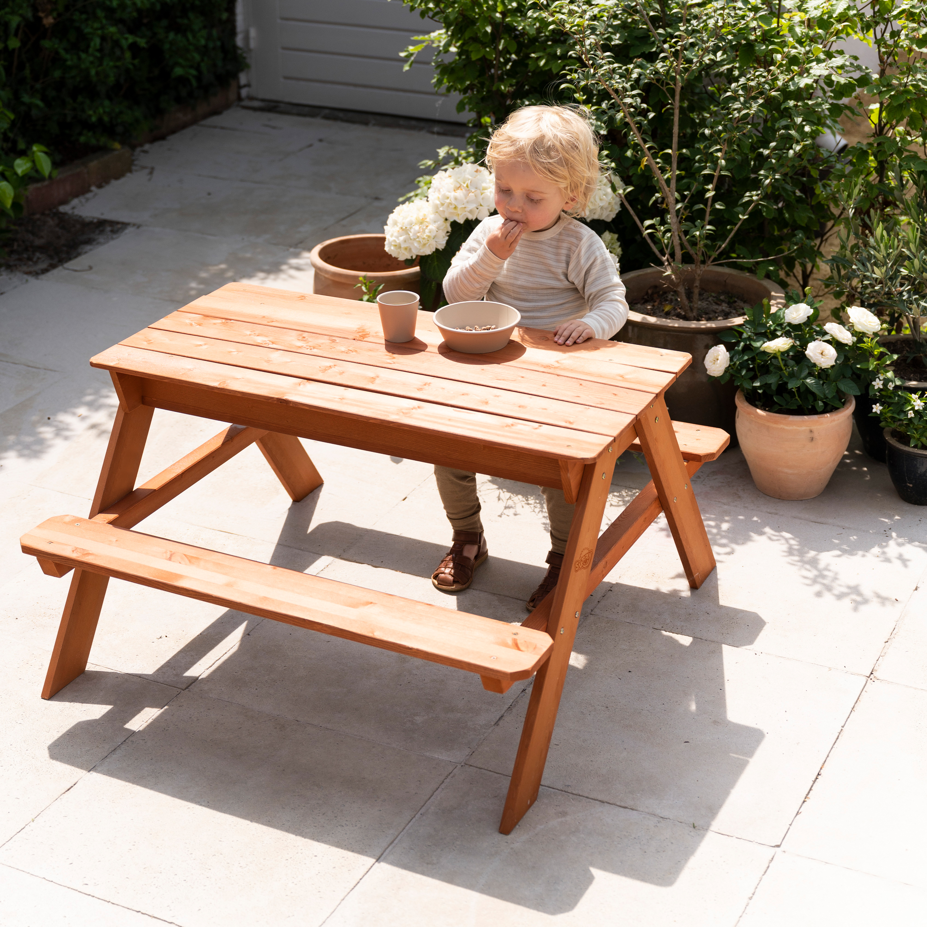 Dave Sand & Water Picnic Table Brown