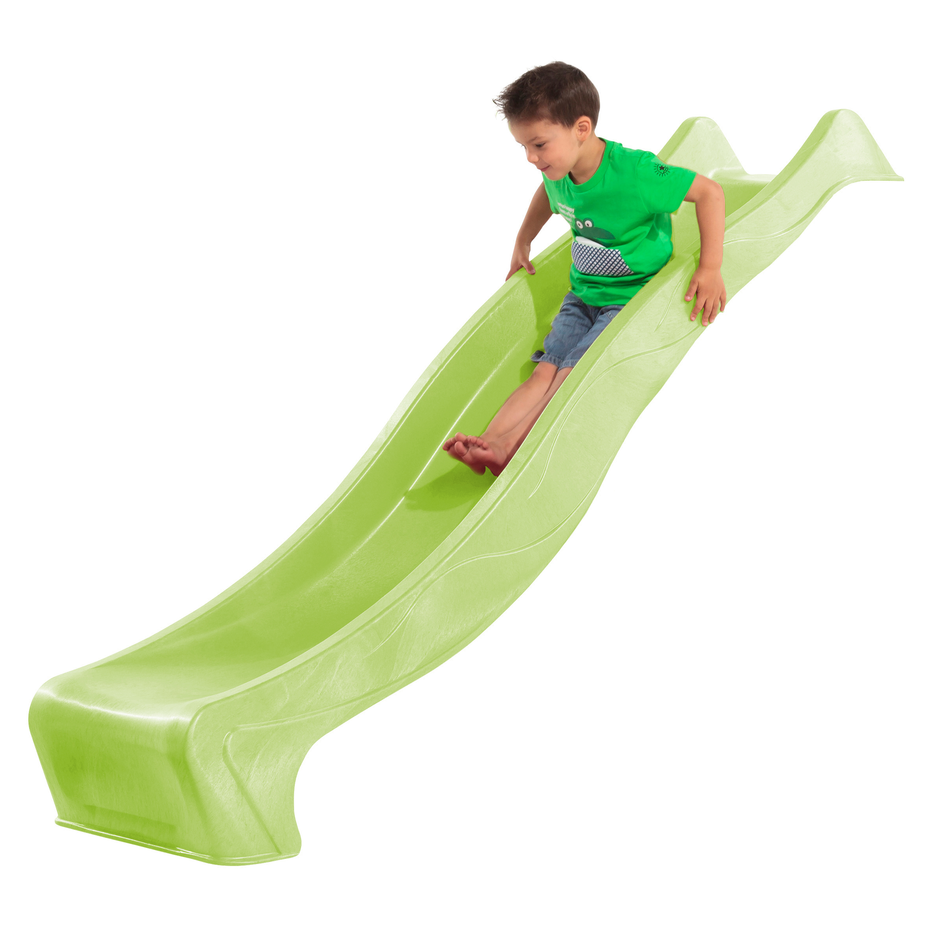 Sky230 Slide with water connection Lime Green - 228 cm