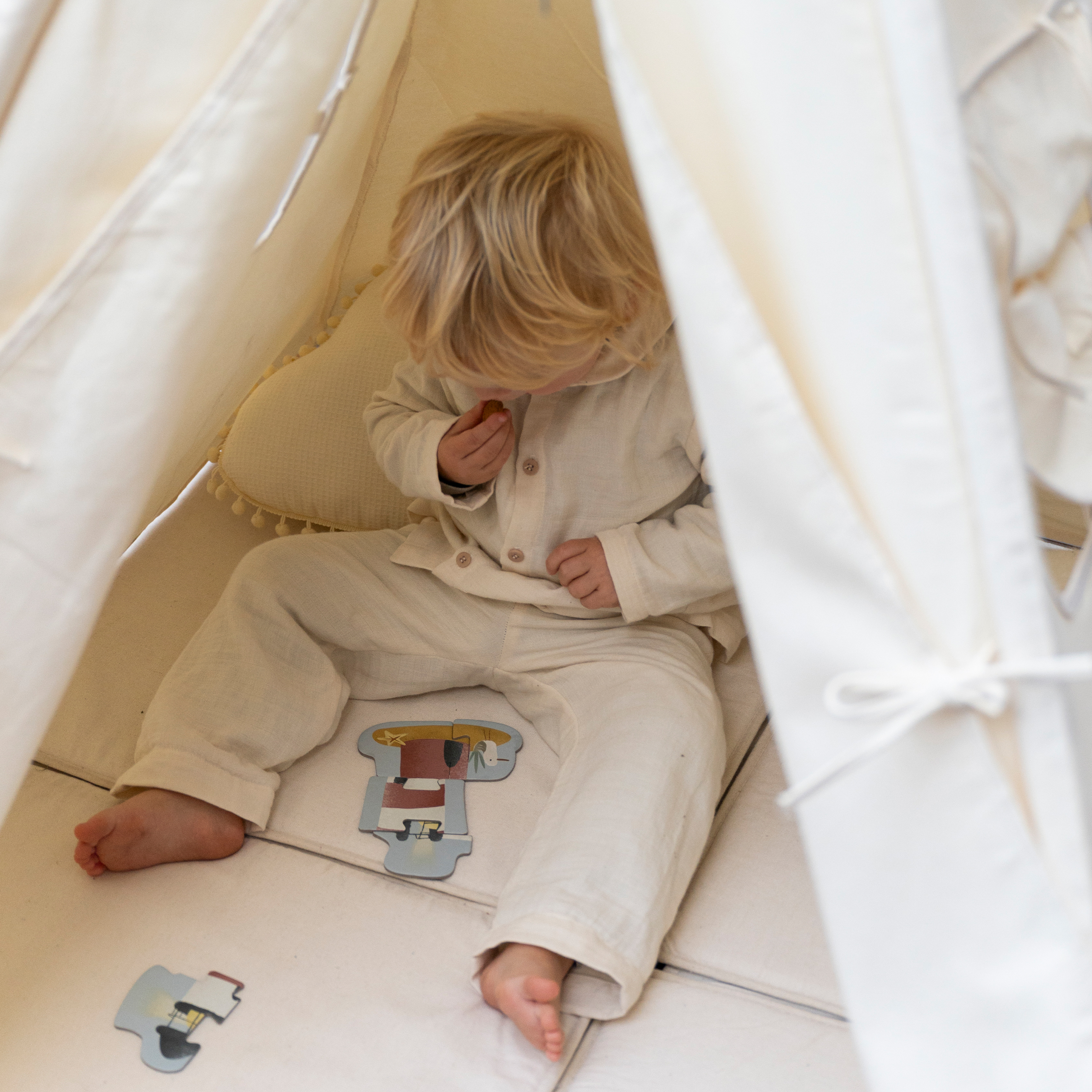 Alba Teepee Tent Cream