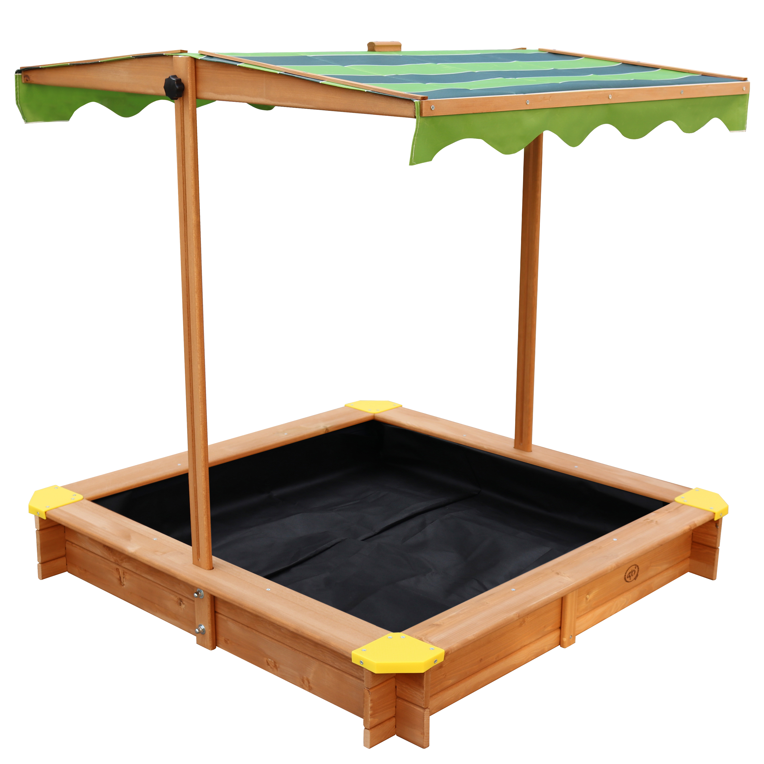 Lily Sandbox with Canopy Brown/Green