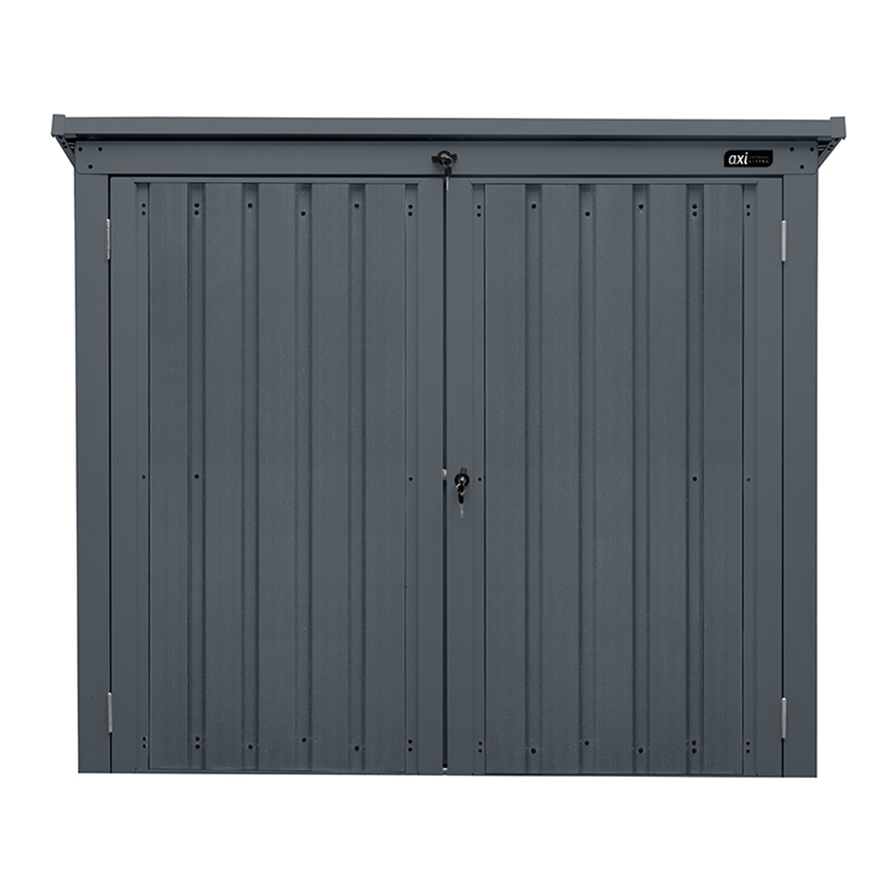 Oscar metal Container Enclosure Garden Cabinet Anthracite 2x