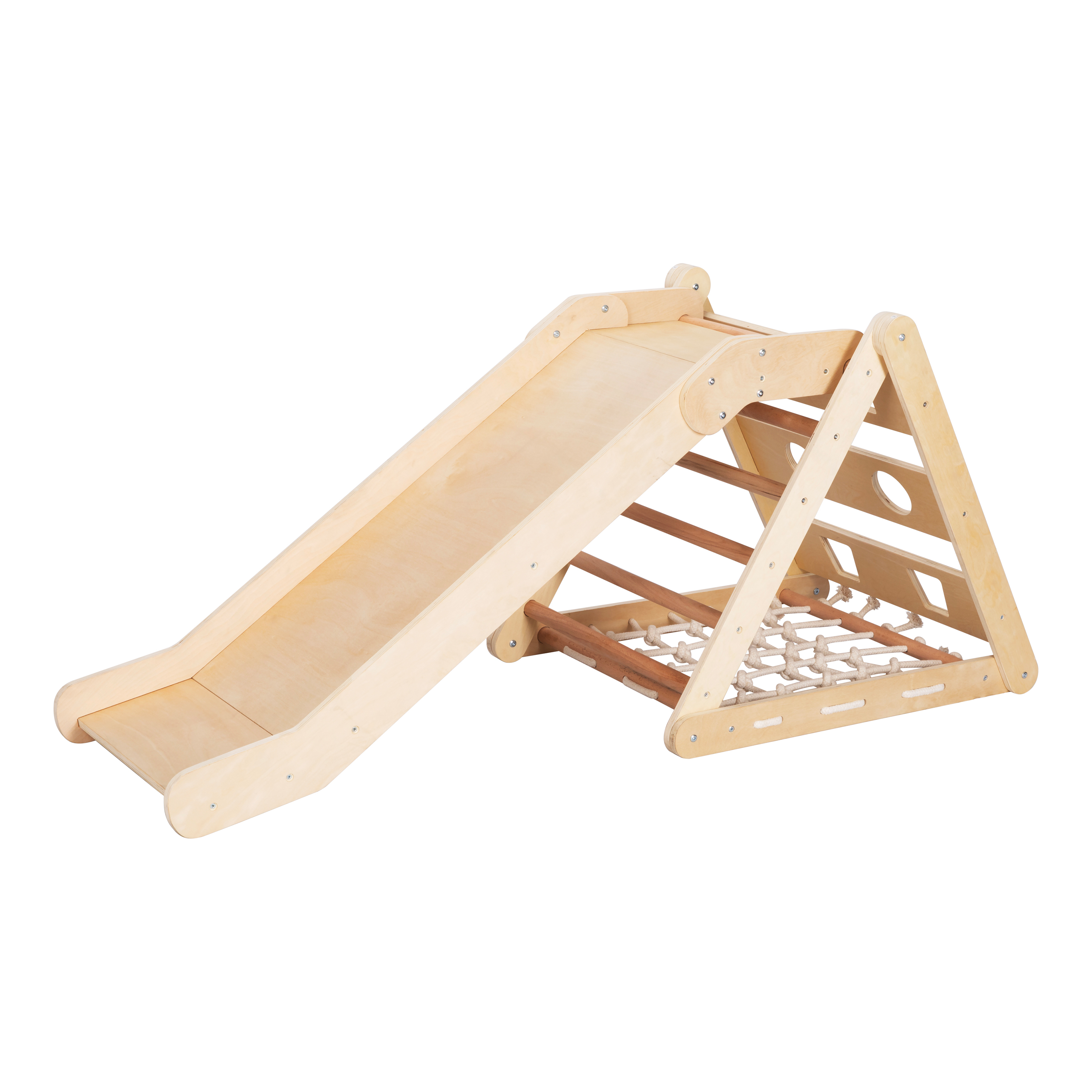 Sammie 2-in-1 Wooden Climbing Triangle with Slide