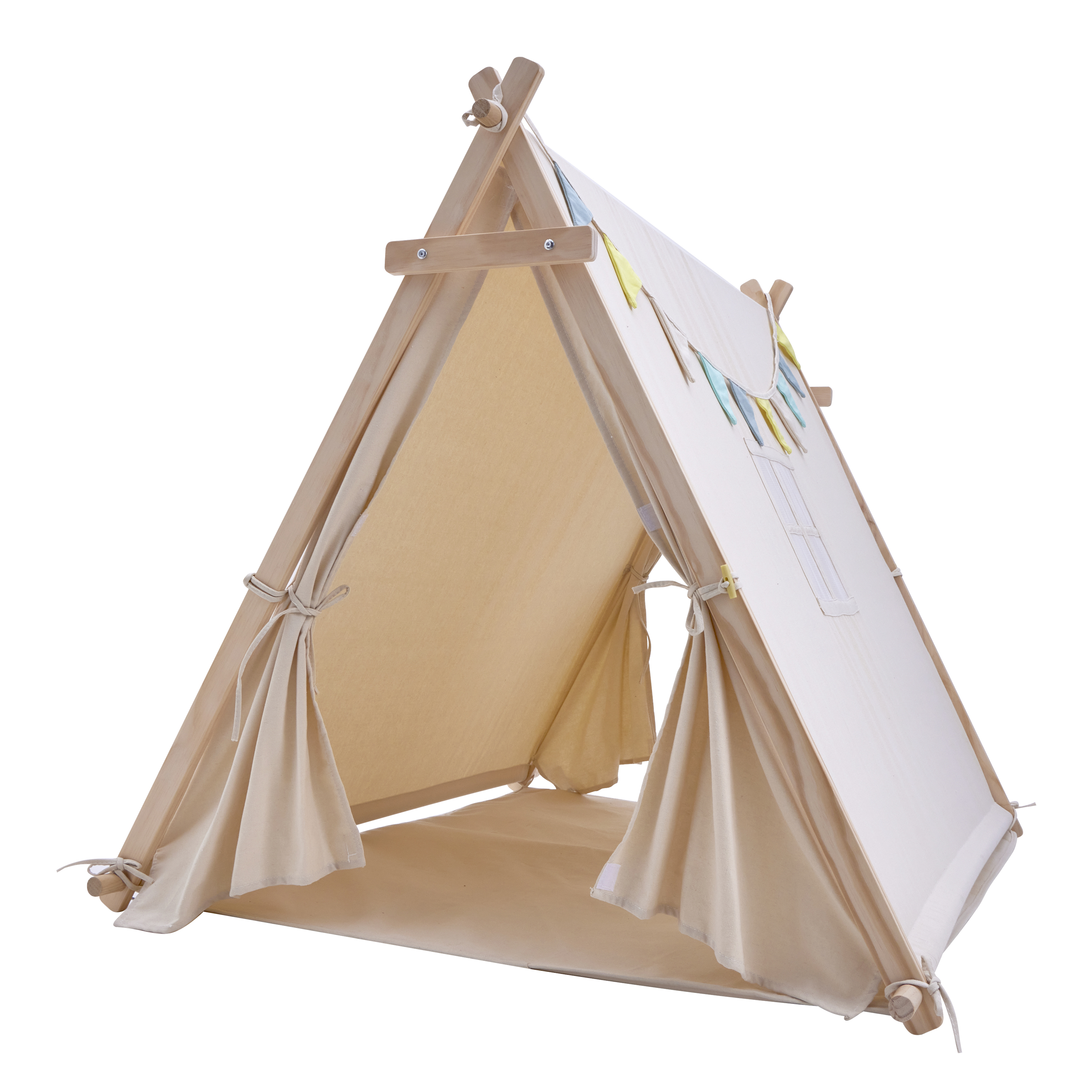 Sienna playtent with flags Cream