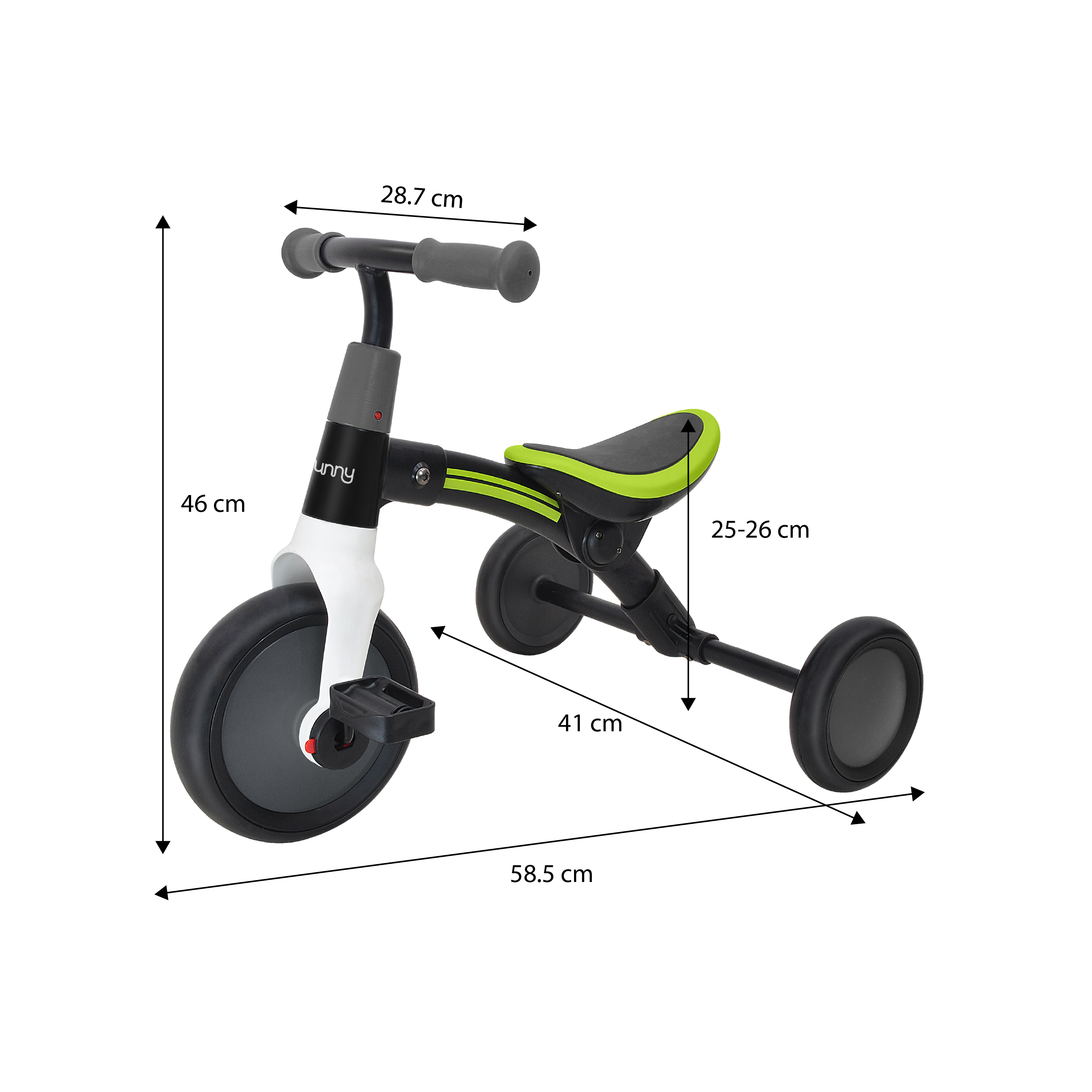 Walker 2-in-1 Loopfiets 2000 Gepoedercoat Staal