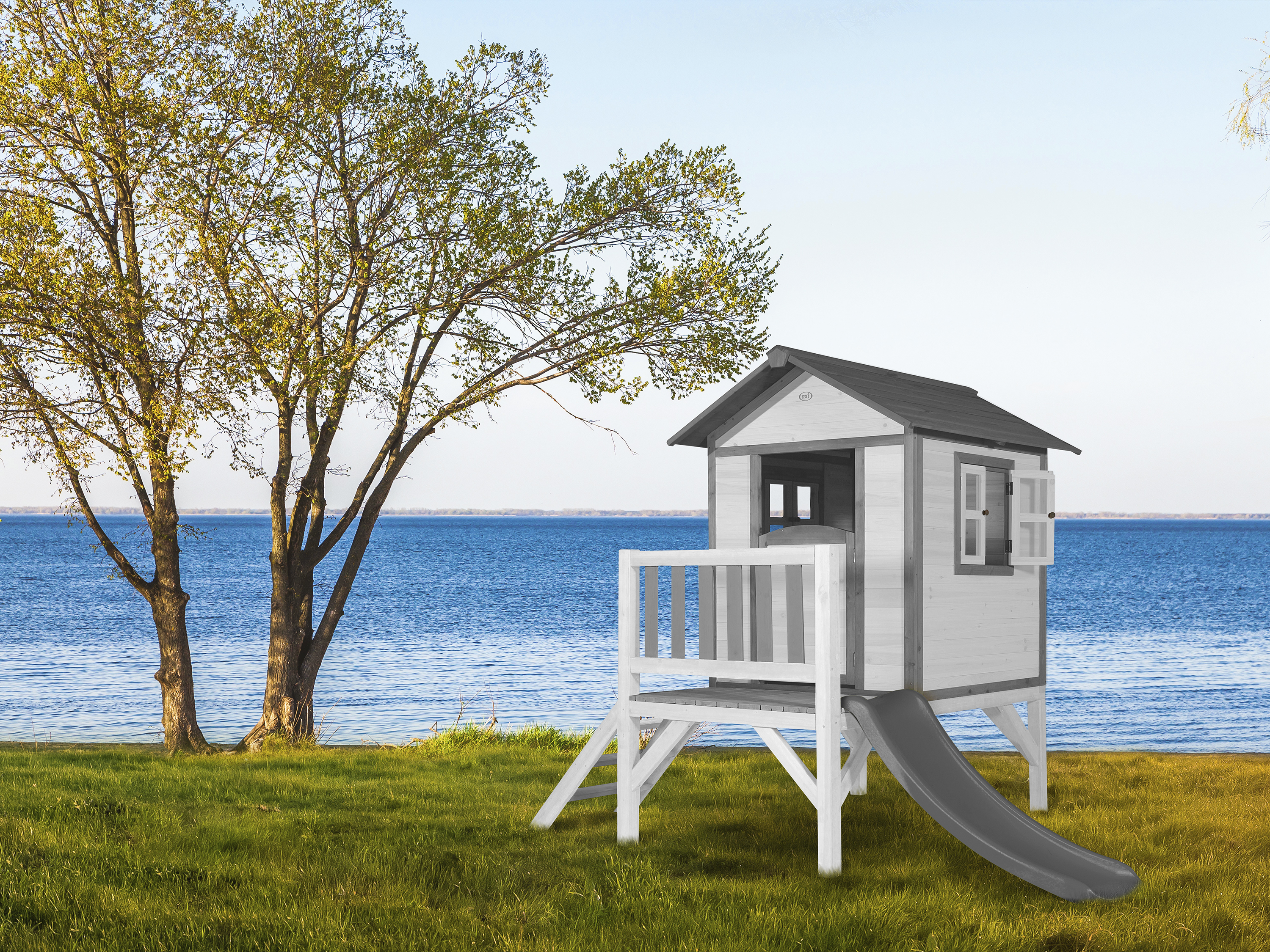 Lodge XL Playhouse Classic - Grey Slide