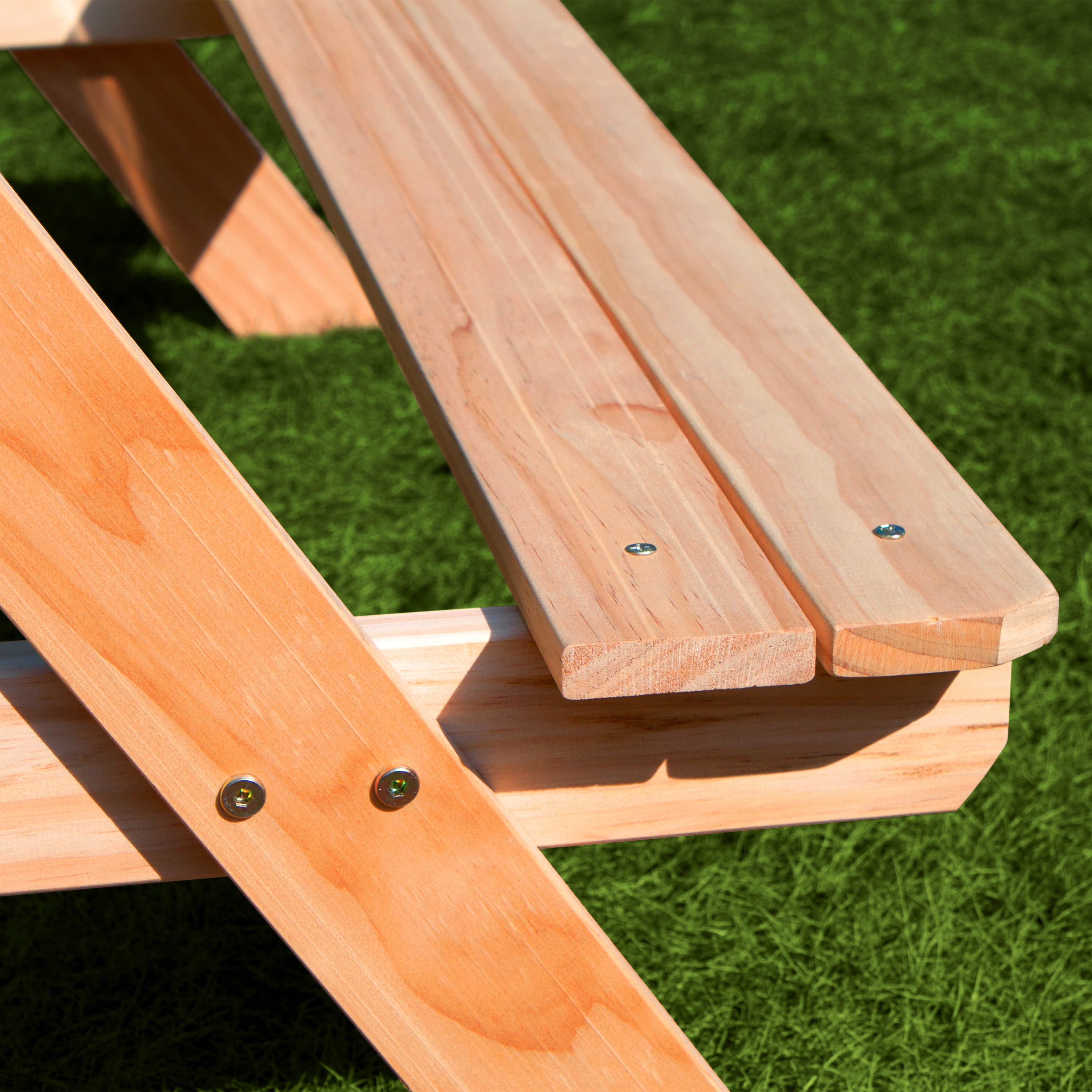 Sunny Dual Top 2.0 Sand & Water Picnic Table with Green Bins