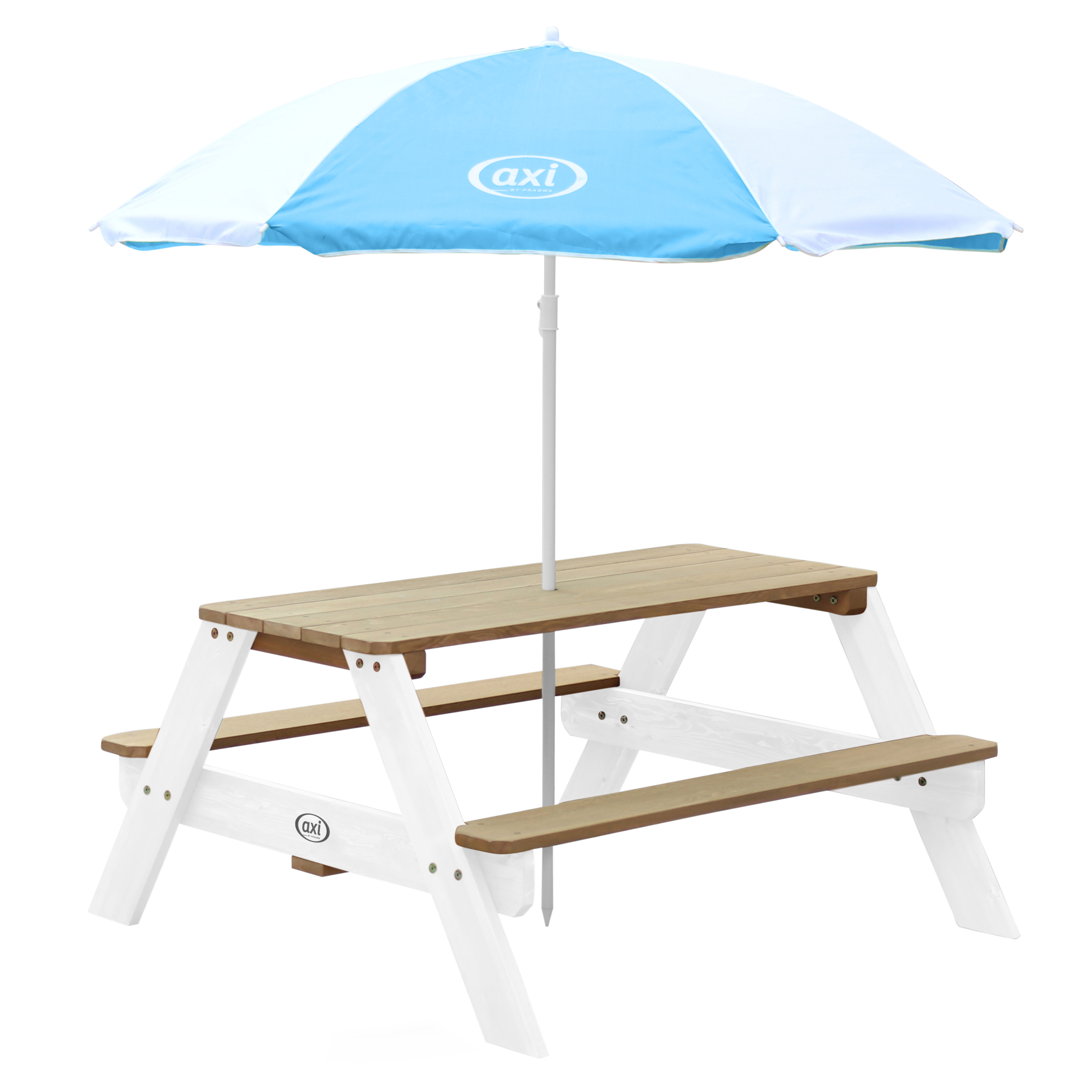 Umbrella ⌀125 cm - Blue/White