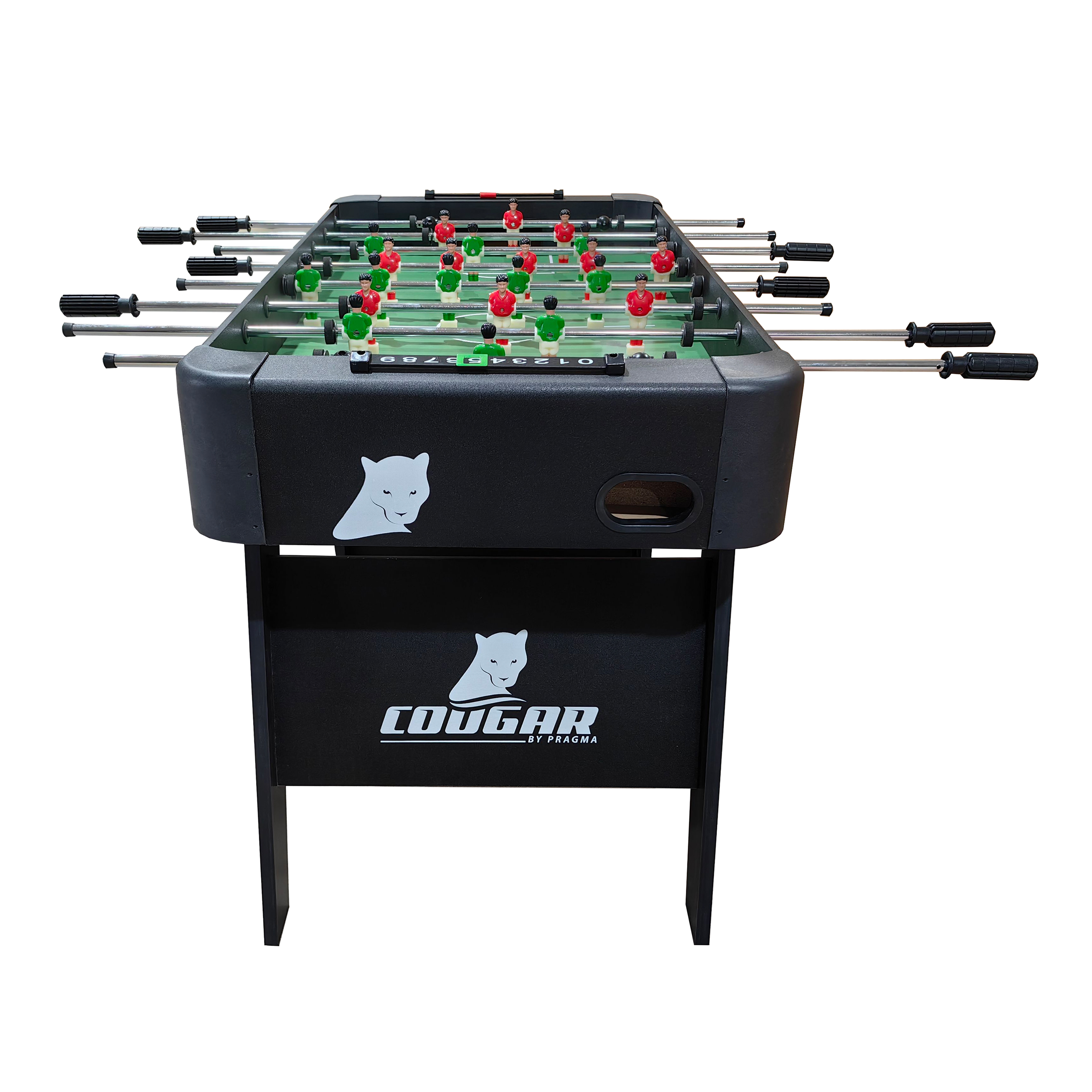 Cougar Around The World Folding Football Table Black