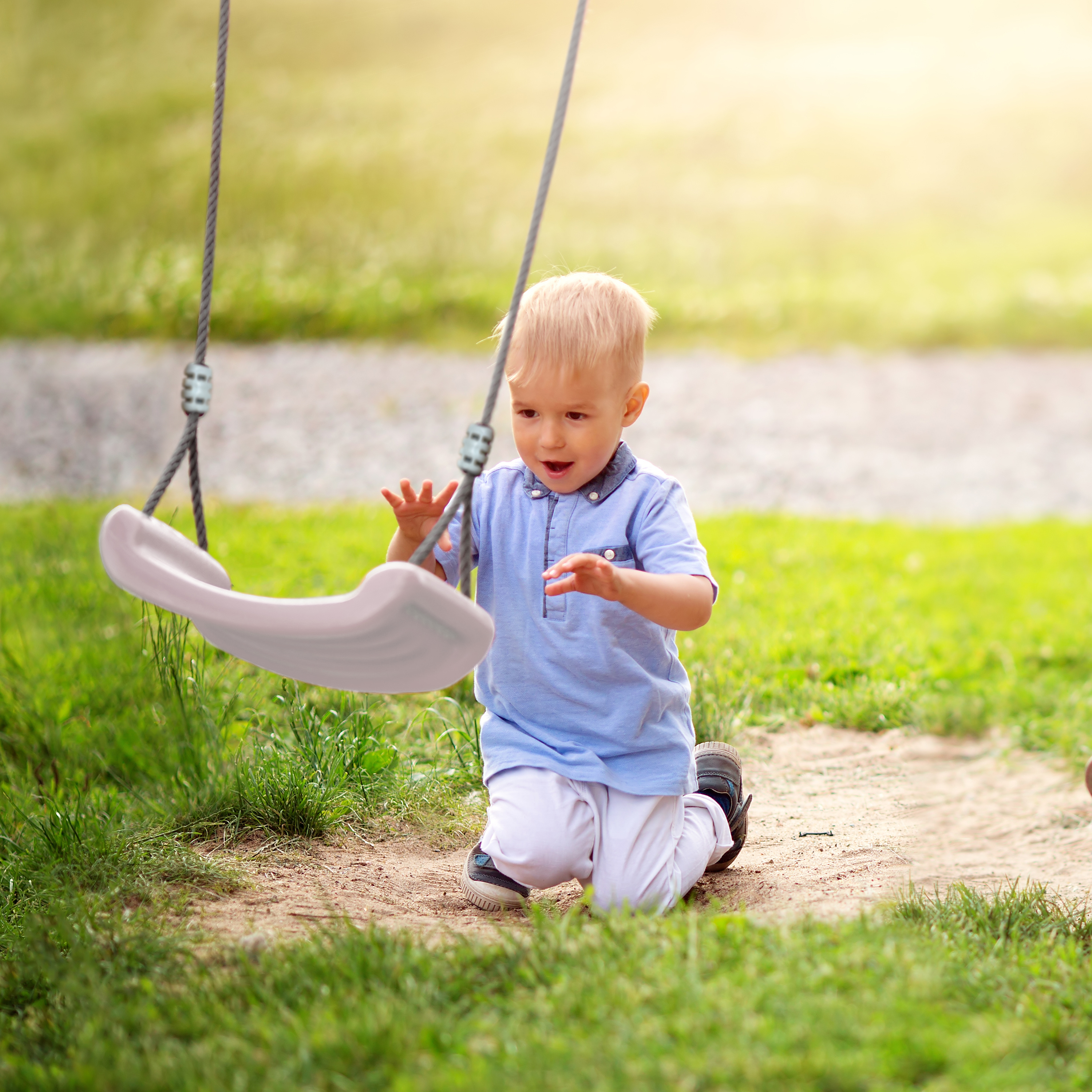 AXI Double Metal Swing Set