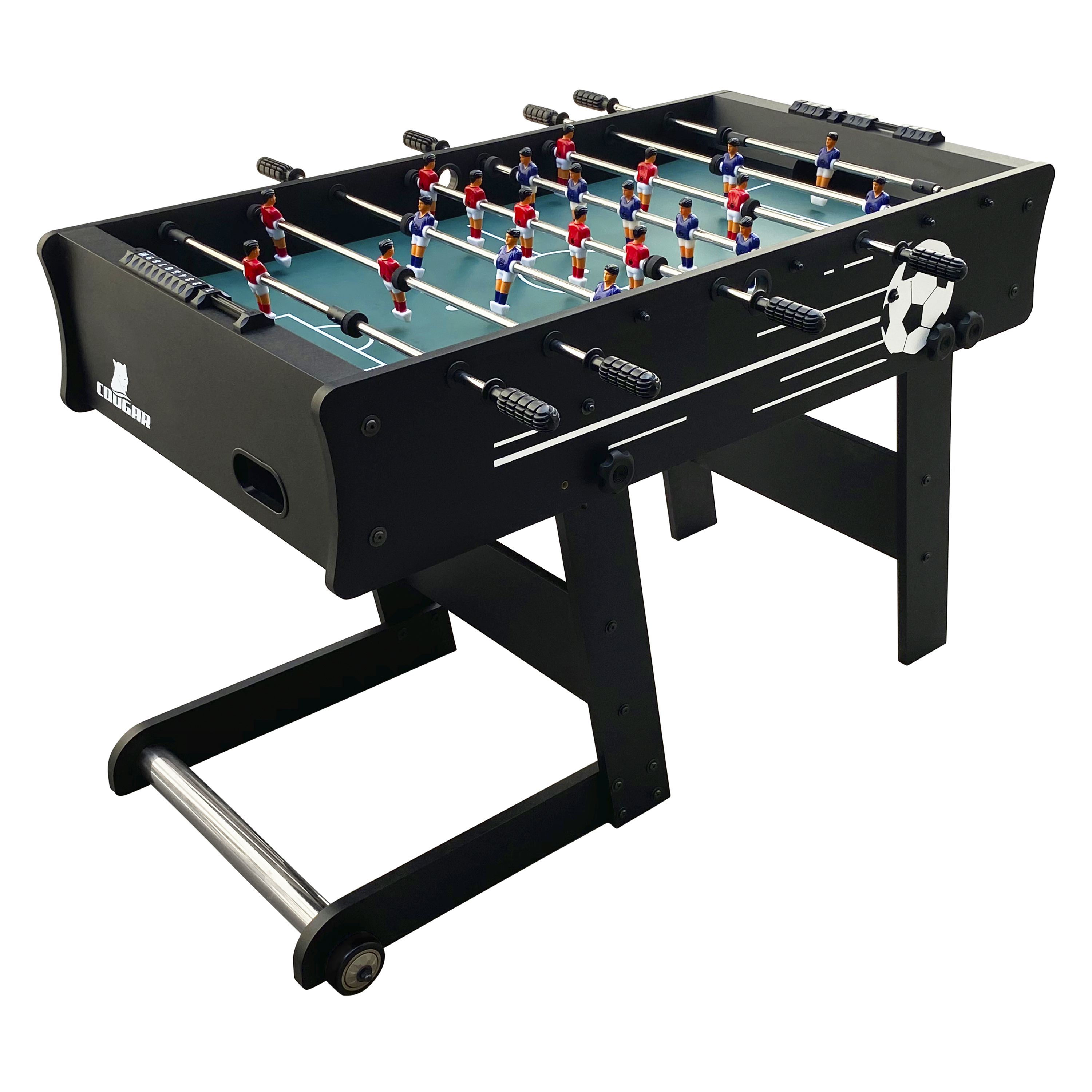 Scorpion Kick TS Folding Football Table Black