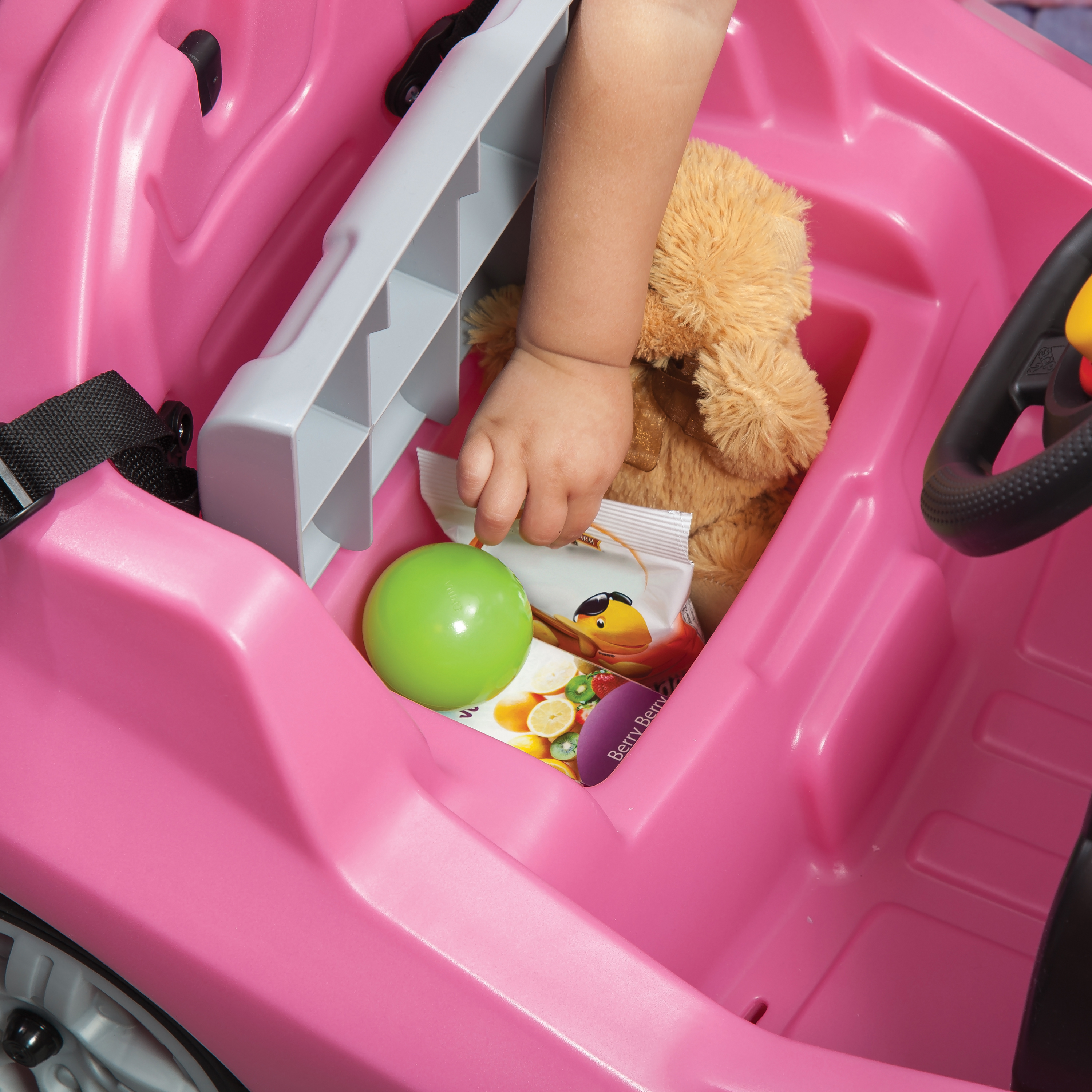 Push Whisper Ride Voiture Enfant Porteur Auto en rose