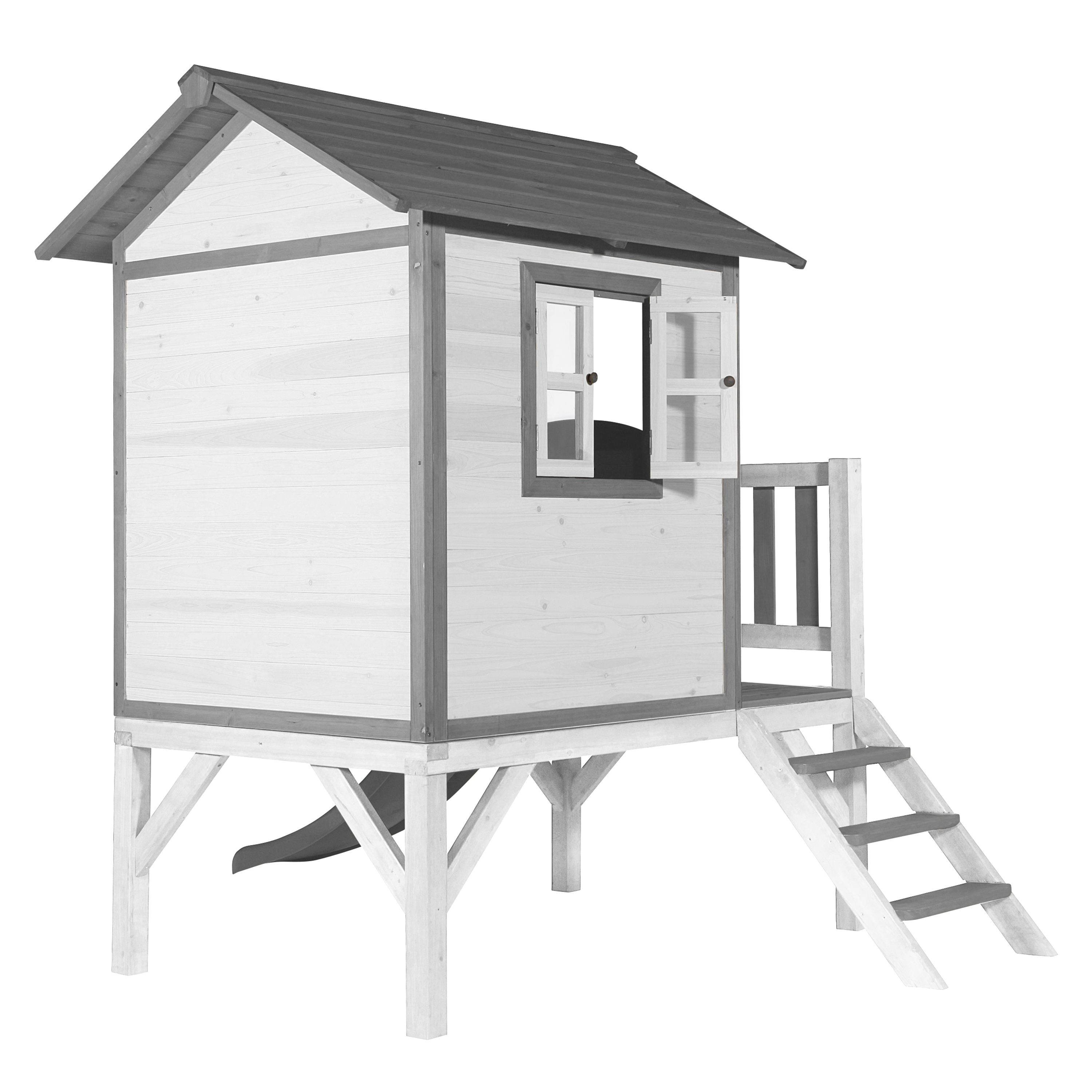 Lodge XL Playhouse Classic - Grey Slide