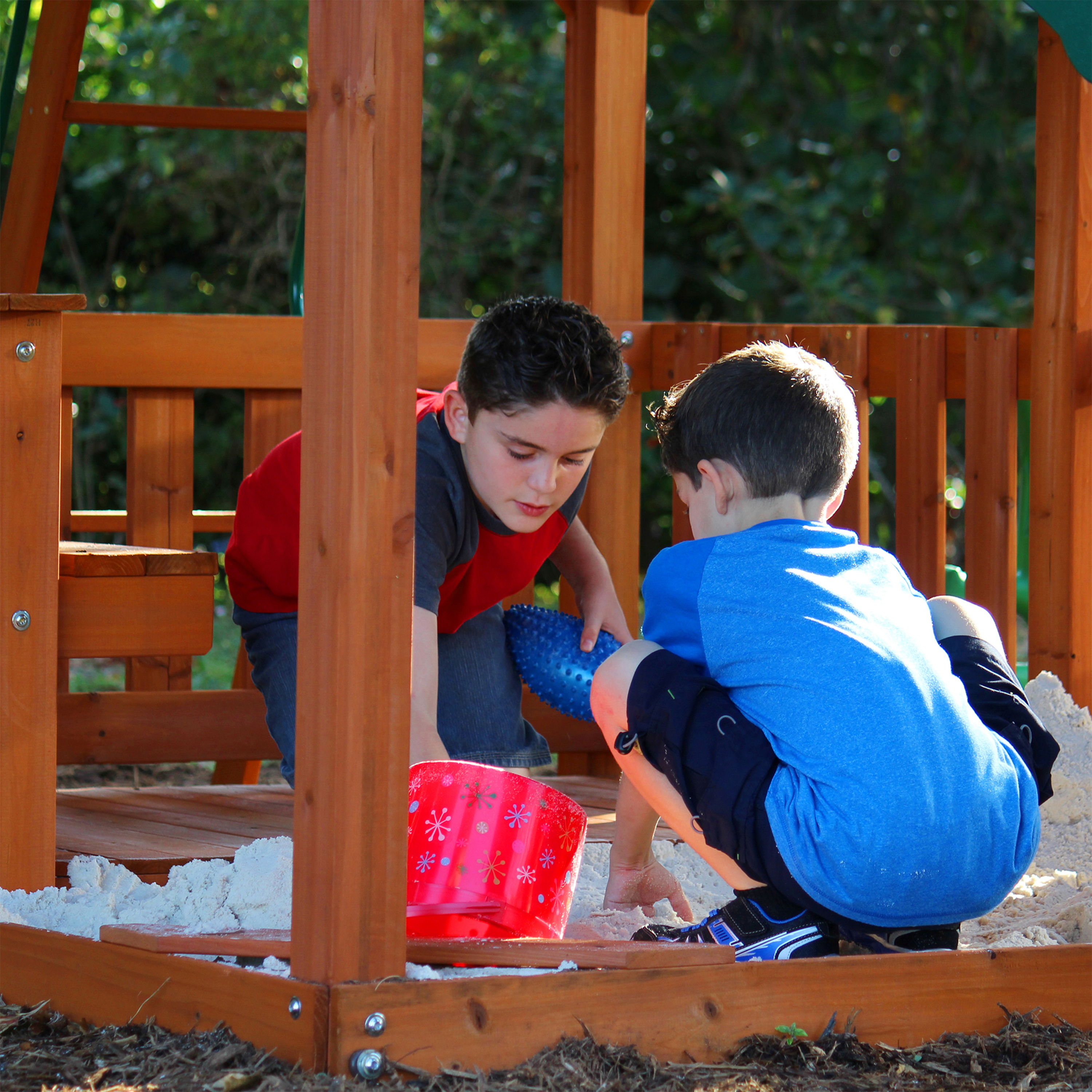 Skyfort II Swing Set with Slide, Climbing Frame and Lookout Tower